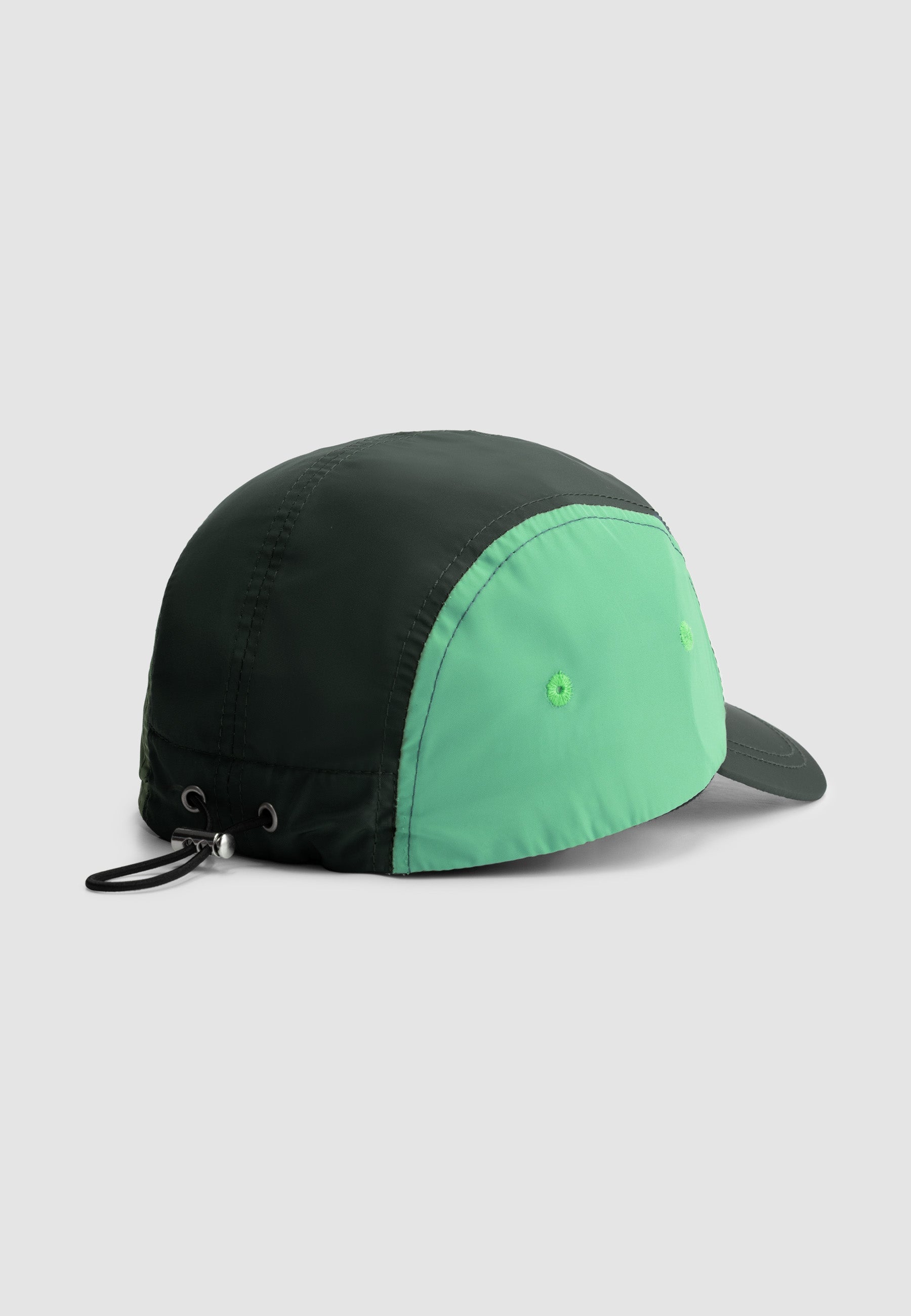 Casquette Cedric à 5 panneaux - Vert clair/Vert foncé