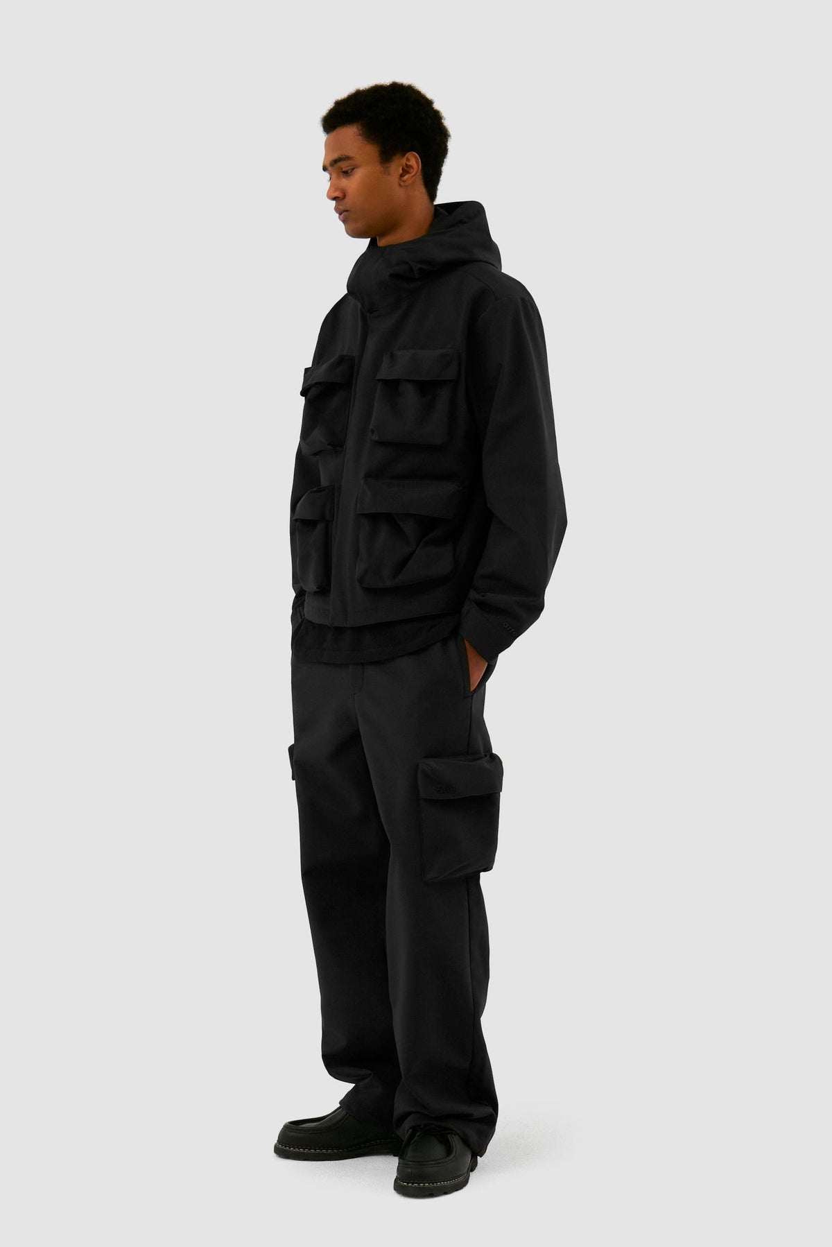 Pantalon à poches 3D - Noir