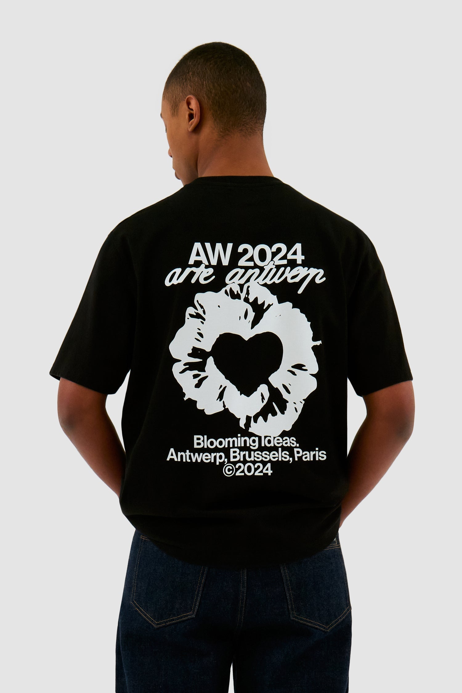T-shirt Rose - Noir