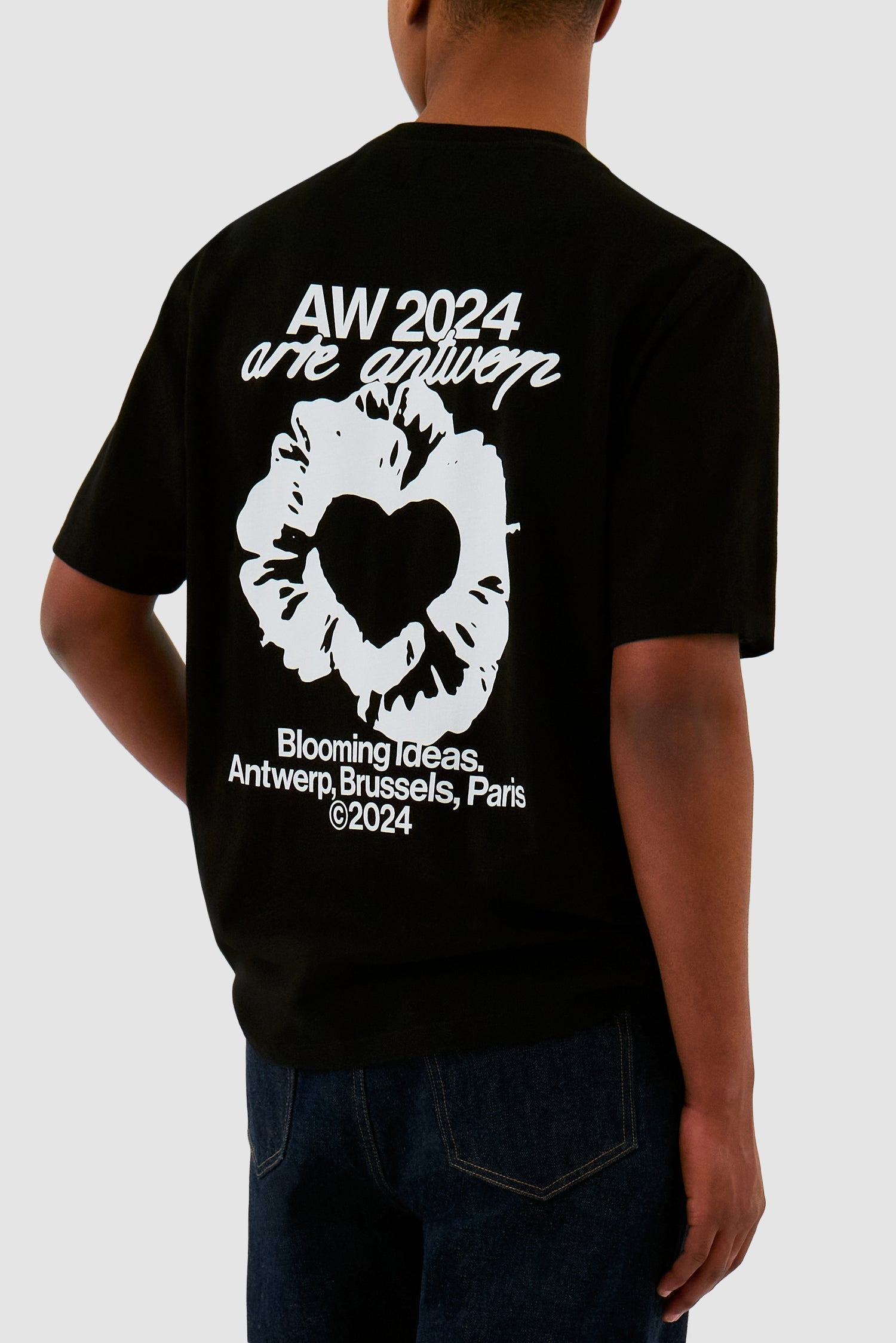 T-shirt Rose - Noir