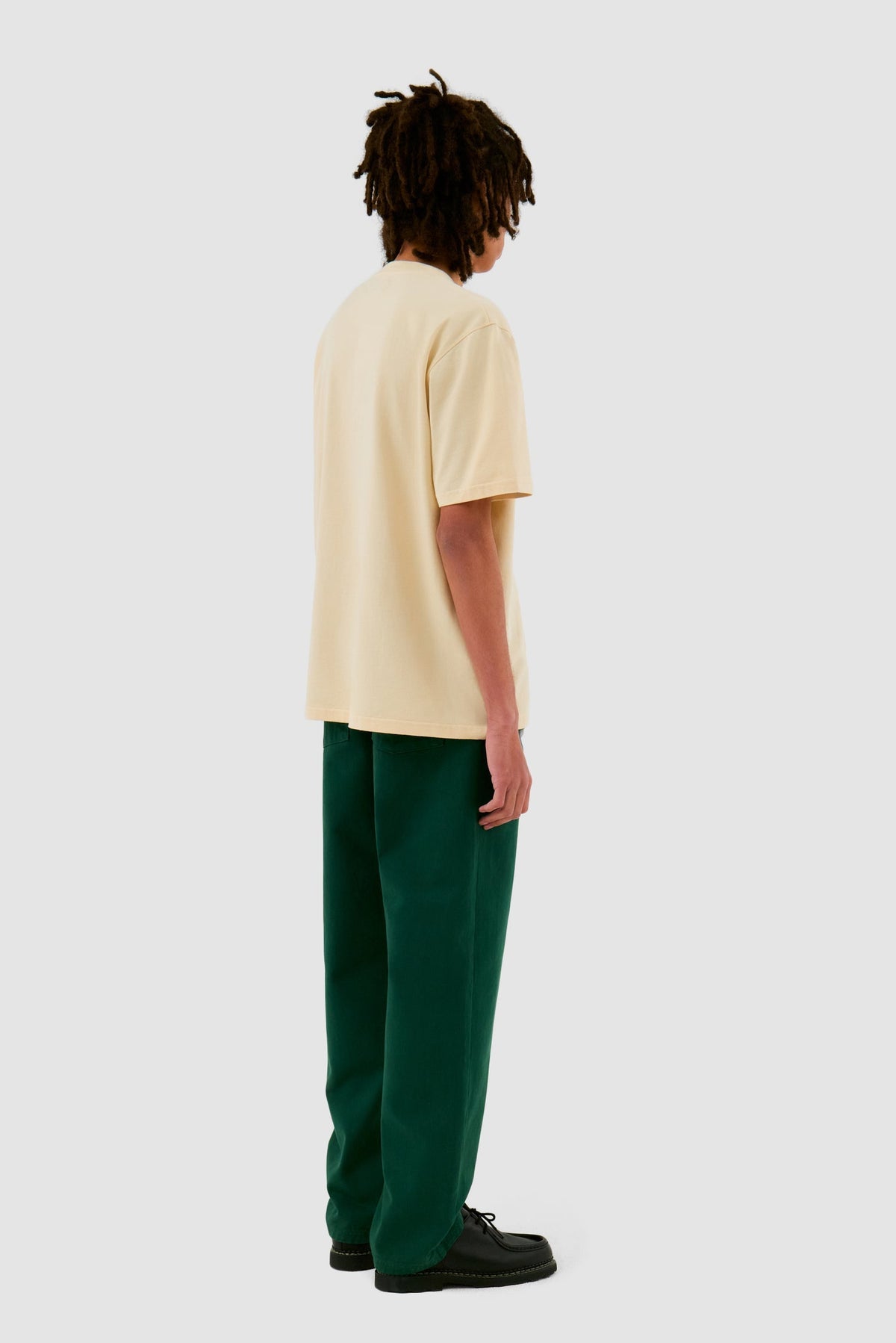 Pantalon à poches brodées - Vert