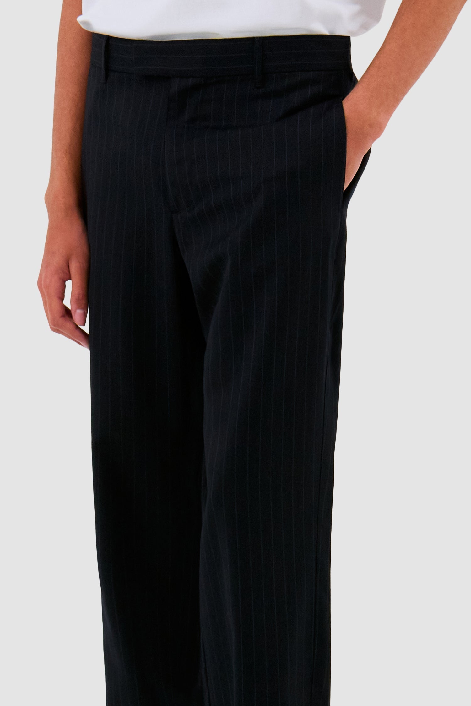 Pantalon à rayures - Marine