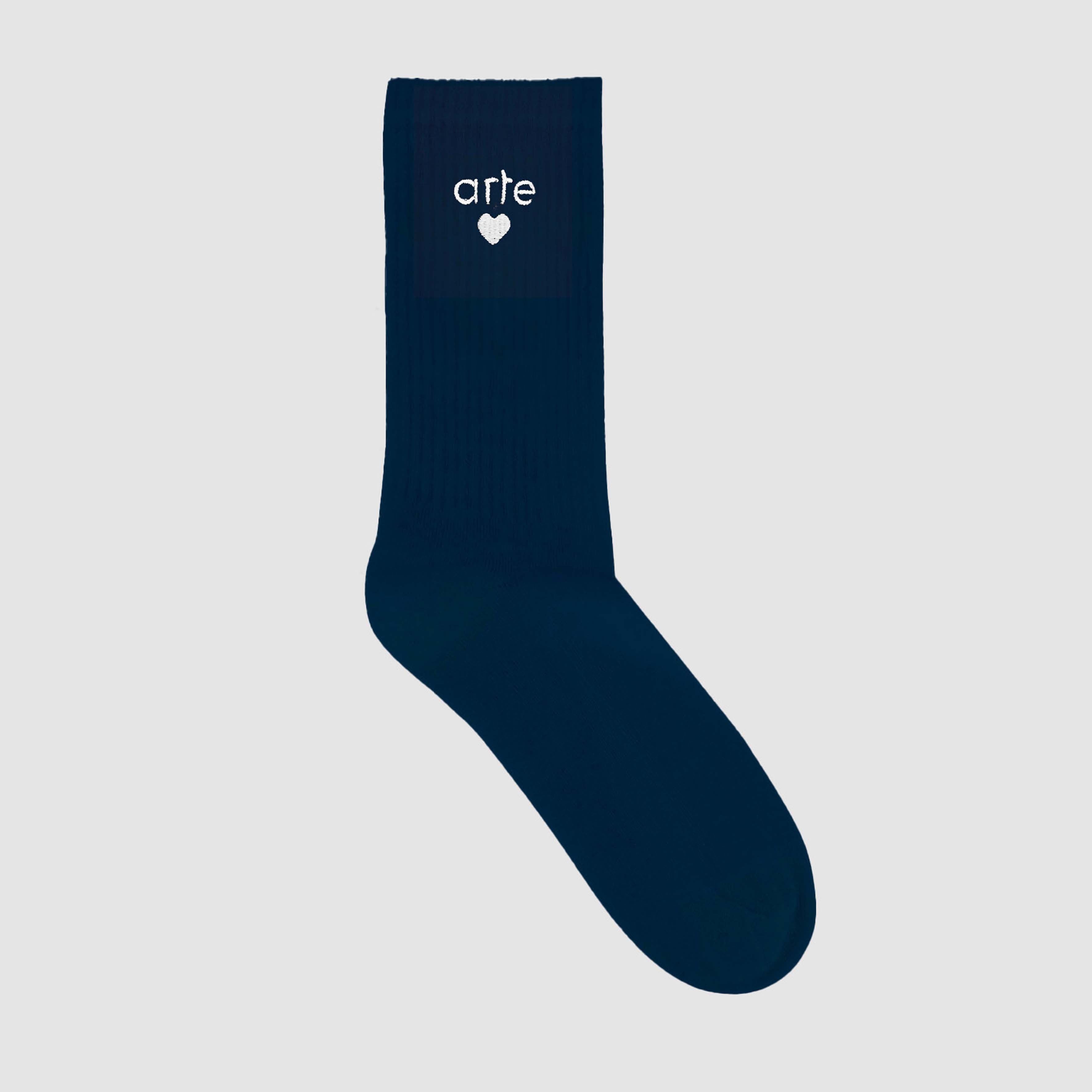 Chaussettes à cœur Basic Arte - Marine
