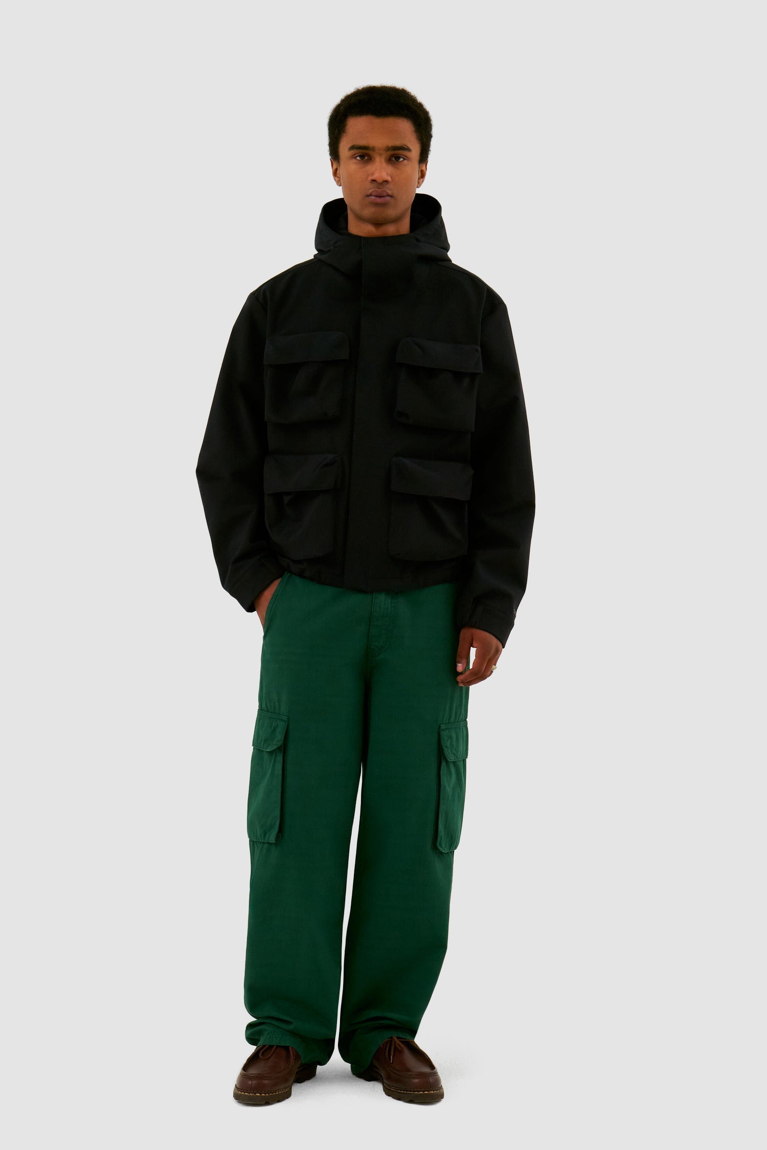Pantalon cargo - Vert