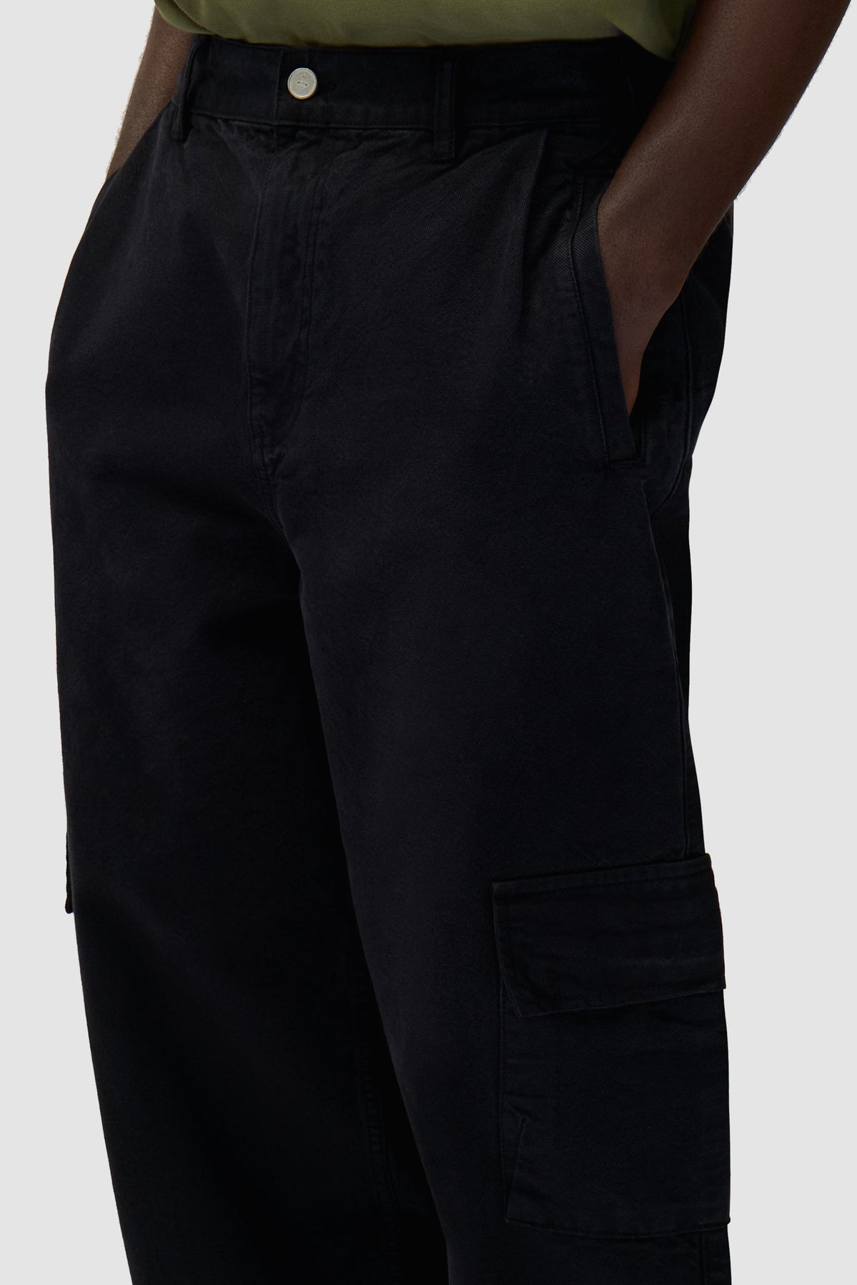 Pantalon cargo bas - Noir