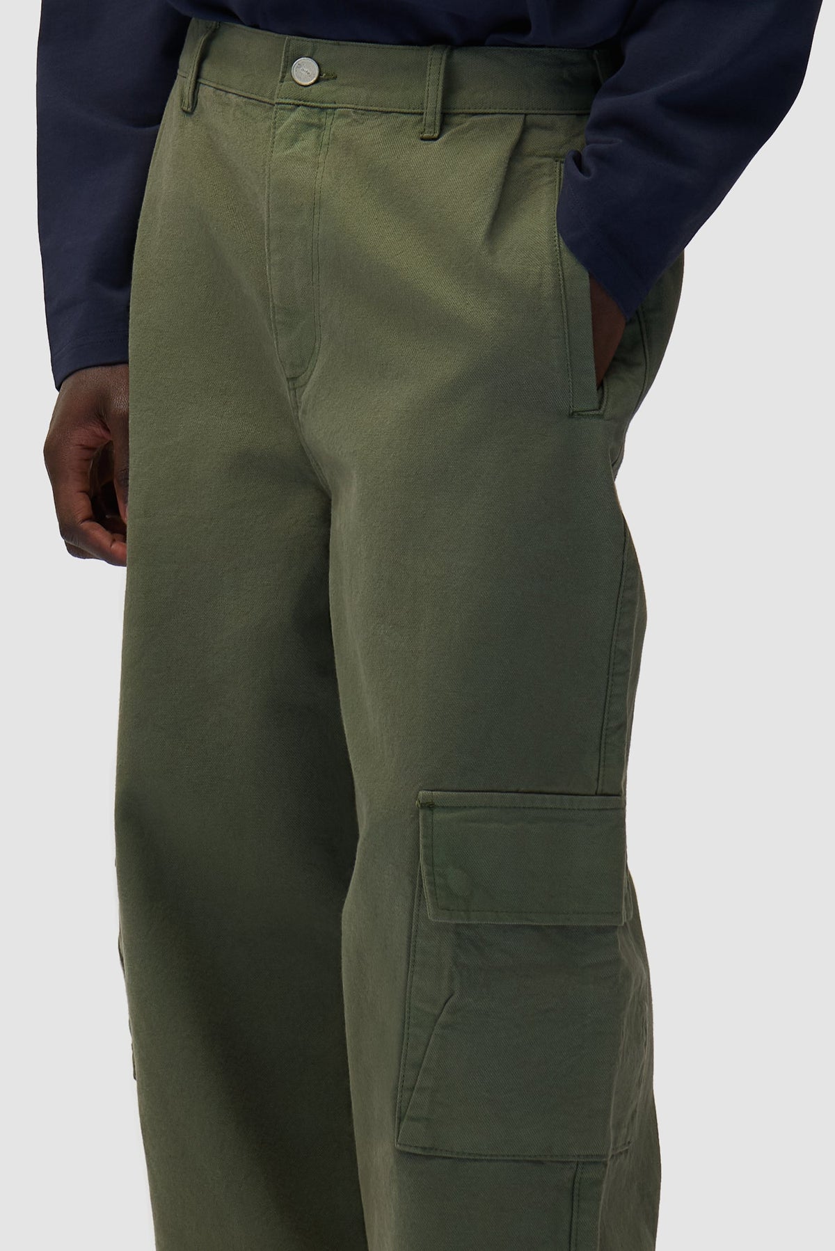 Pantalon cargo bas - Vert