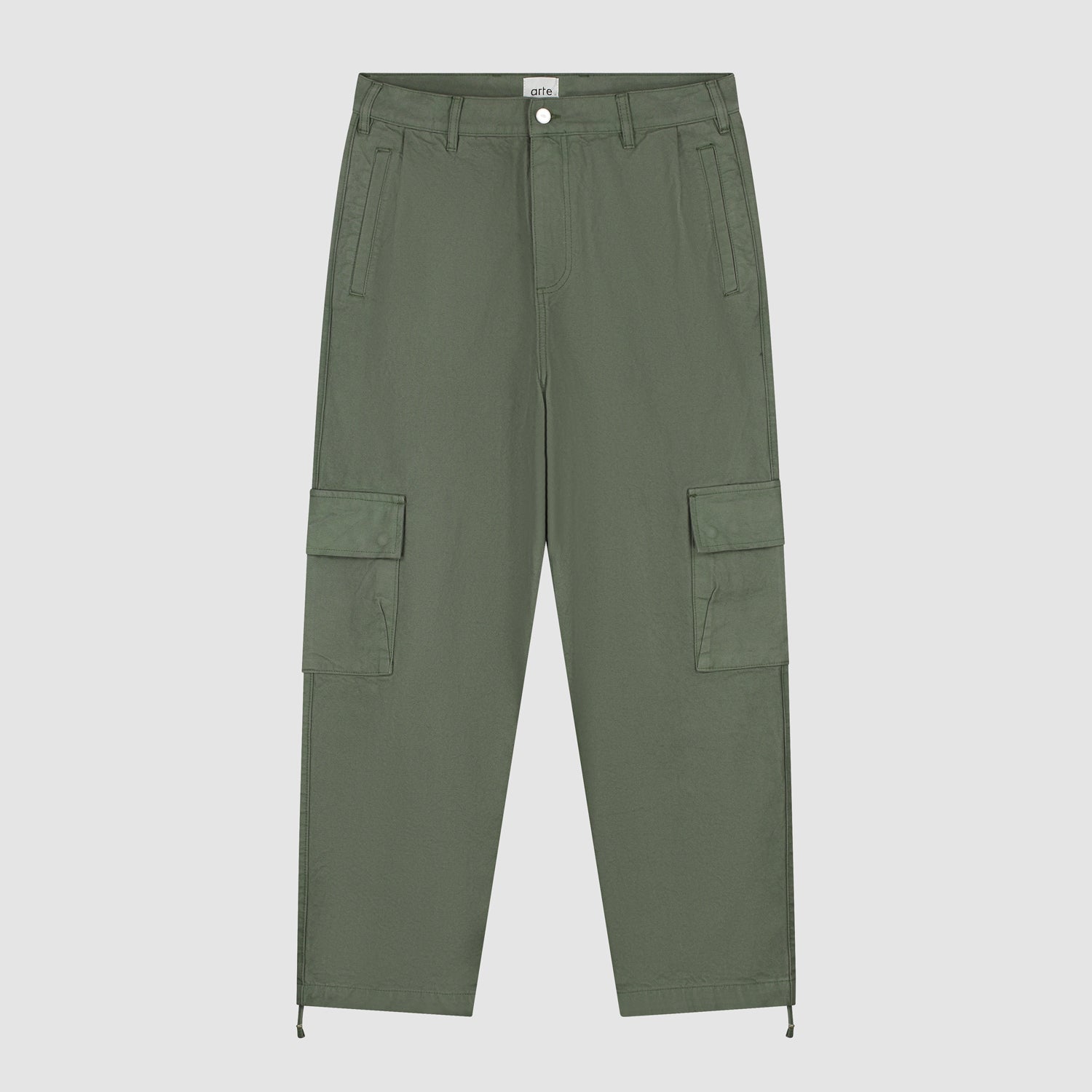 Pantalon cargo bas - Vert