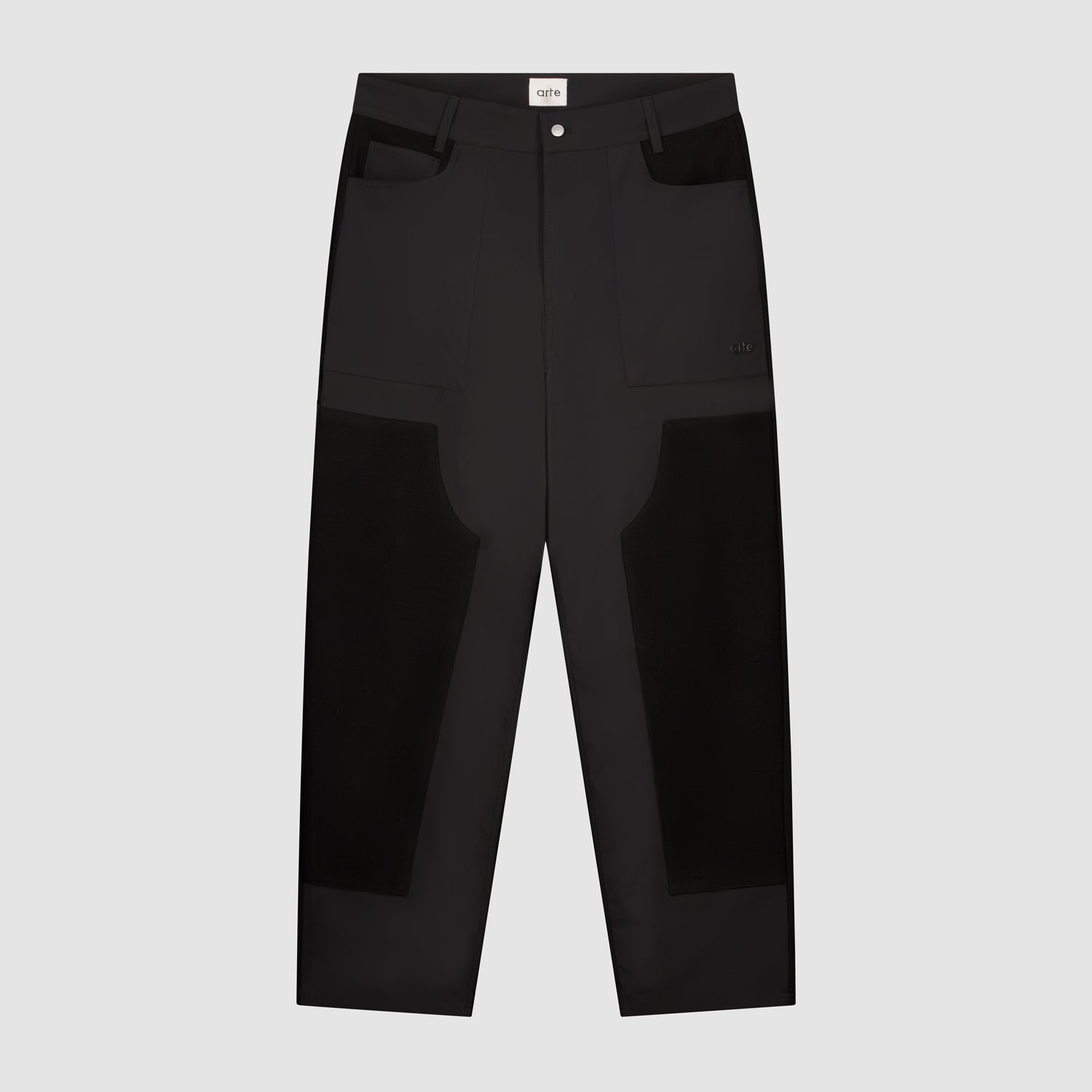 Pantalon combiné nylon/laine - Noir