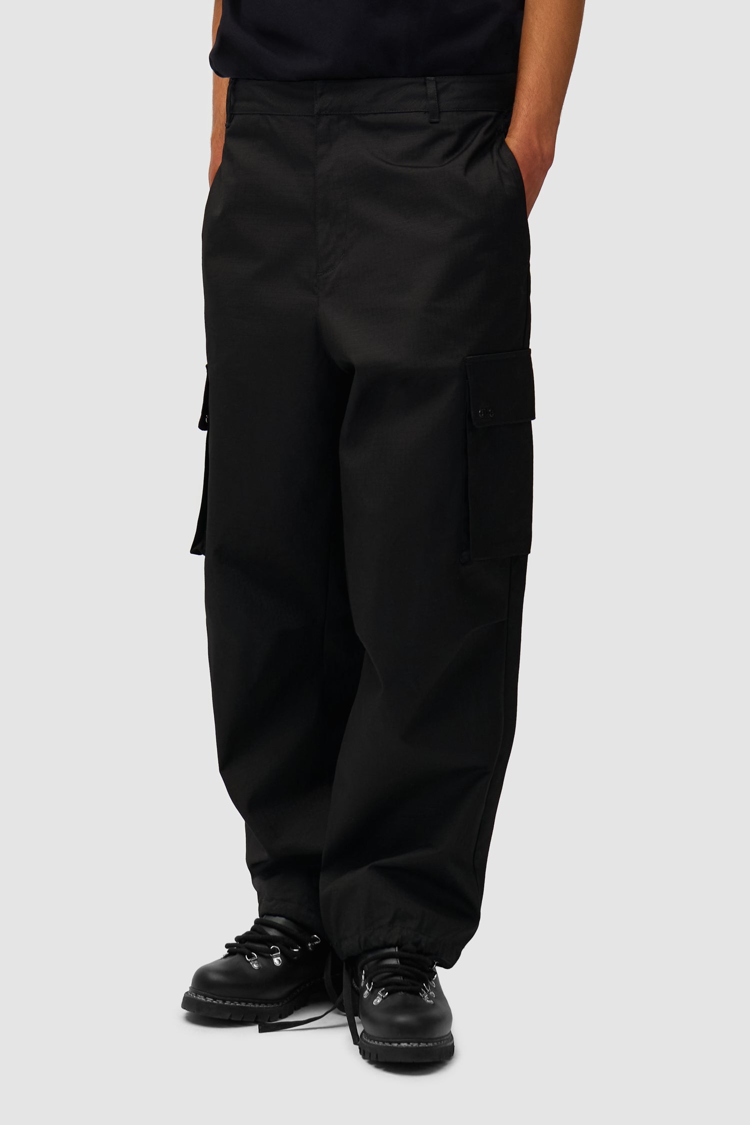 Pantalon Ripstop ciré - Noir