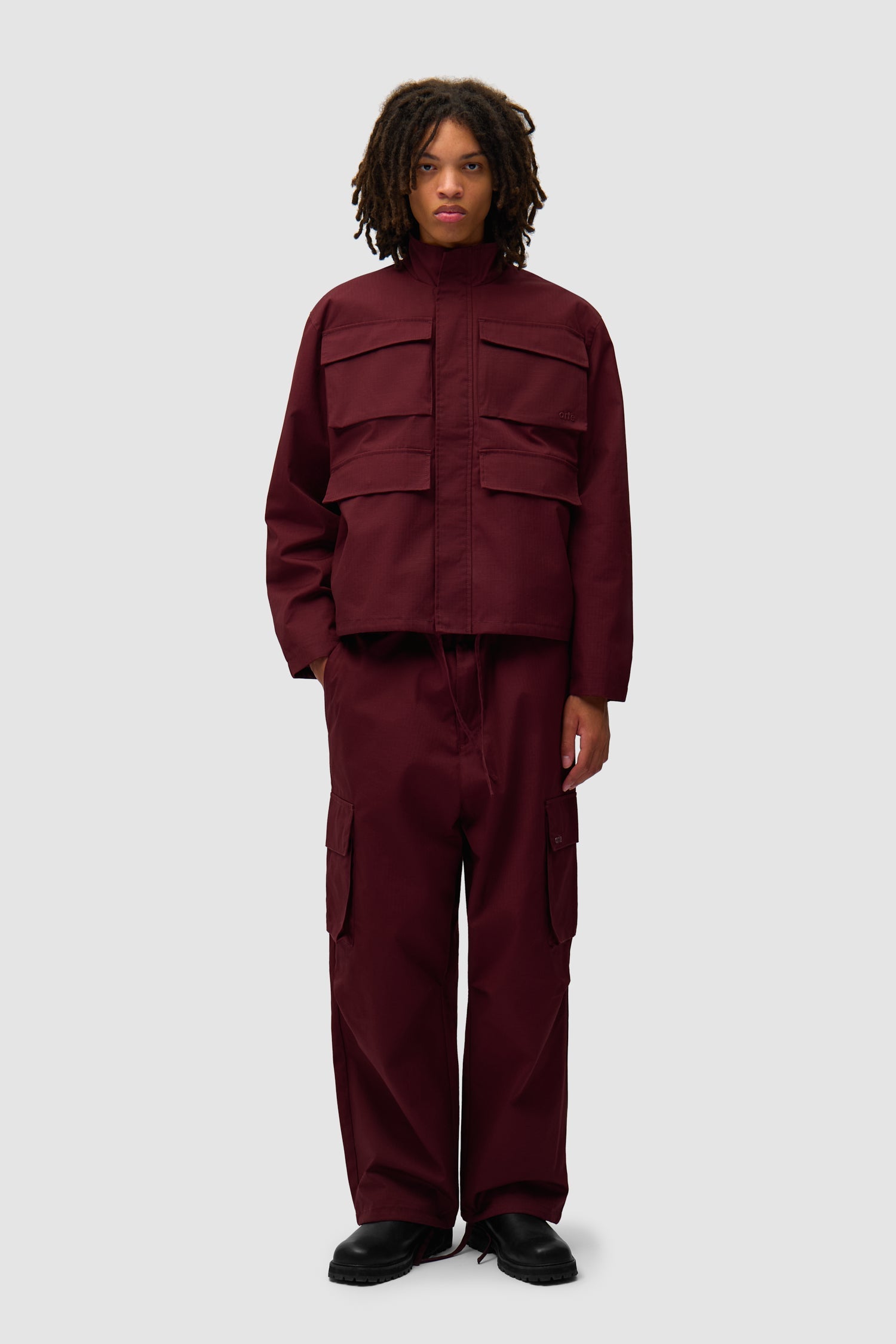 Pantalon Ripstop ciré - Bordeaux