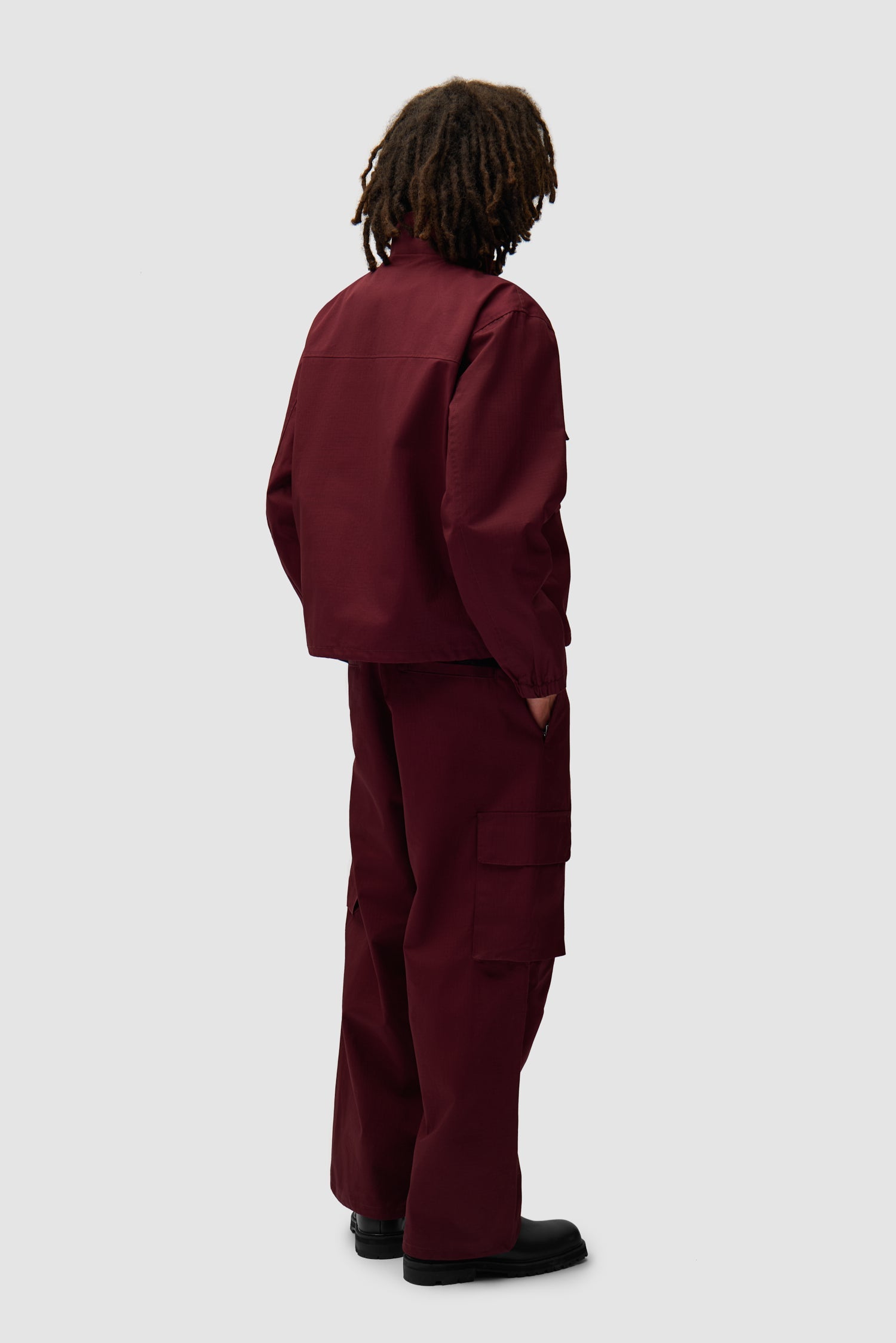 Pantalon Ripstop ciré - Bordeaux
