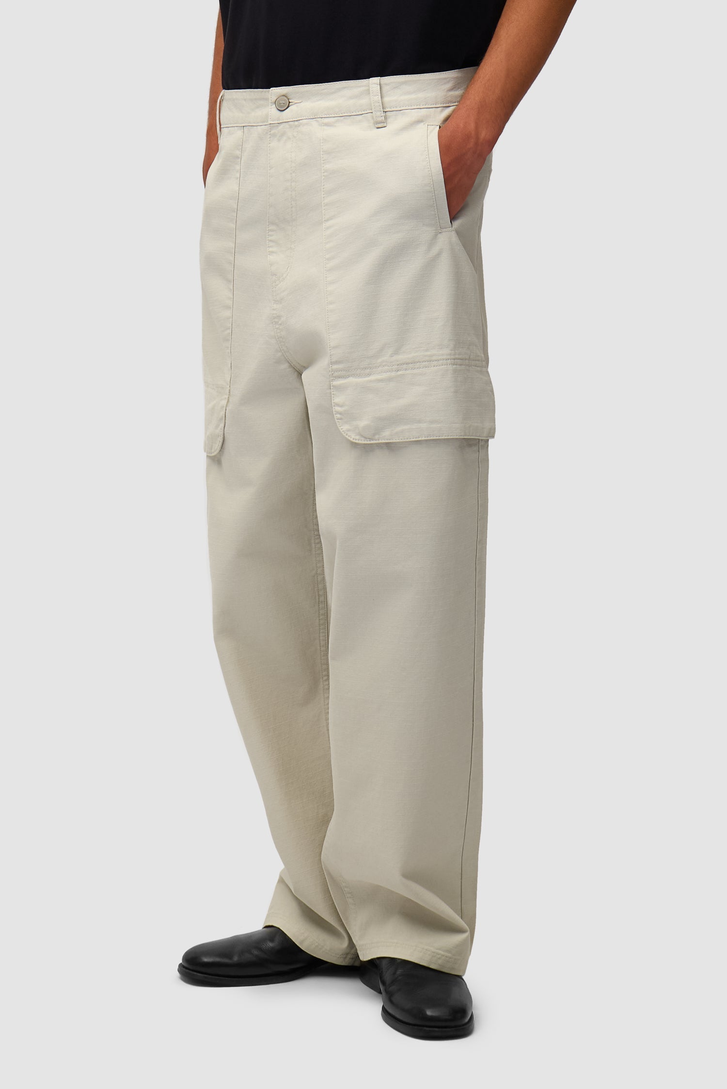 Pantalon Ripstop lourd - Crème