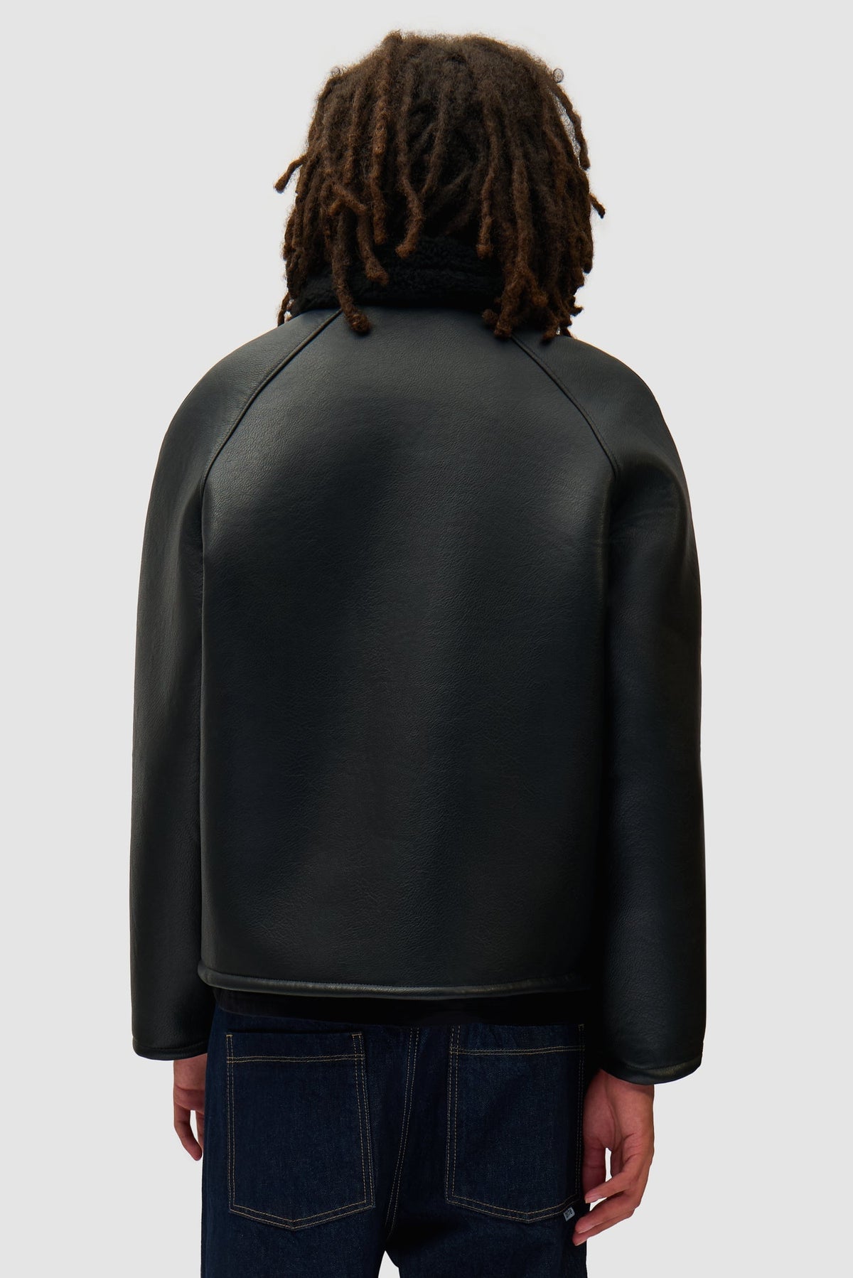 Veste en shearling - Noir