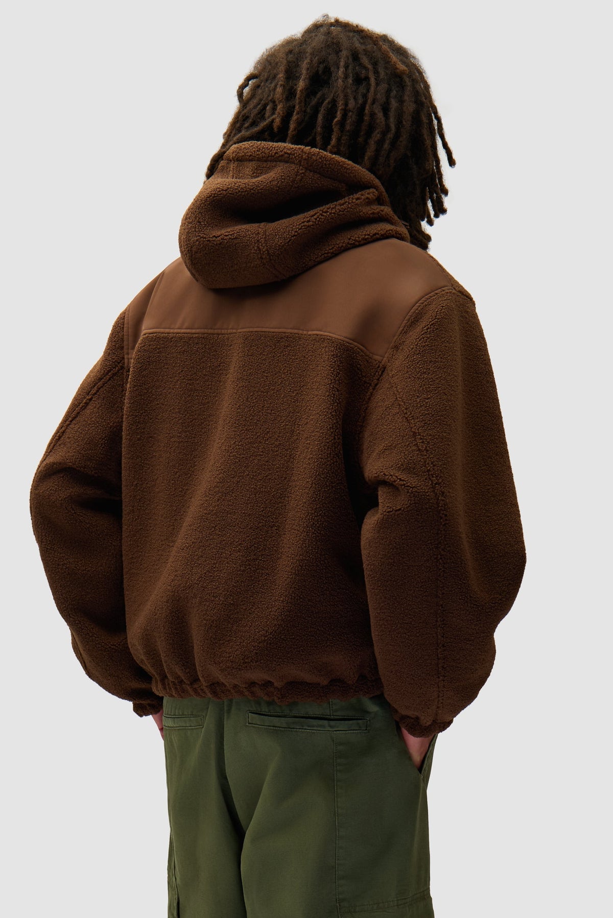Veste technique en nylon - Marron