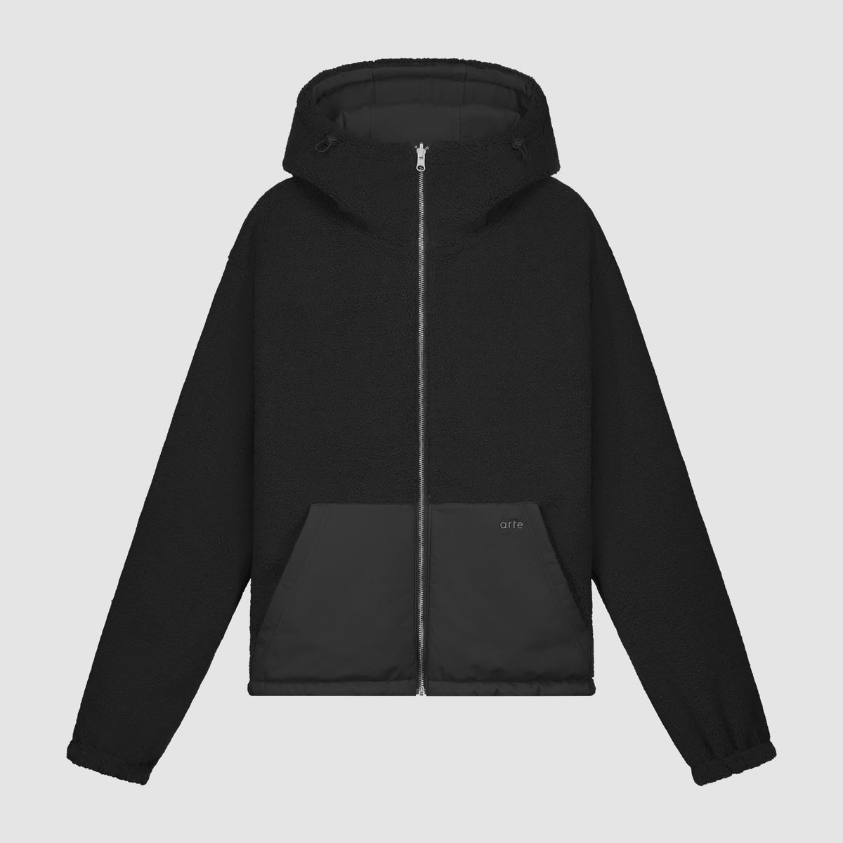 Veste technique en nylon - Noir