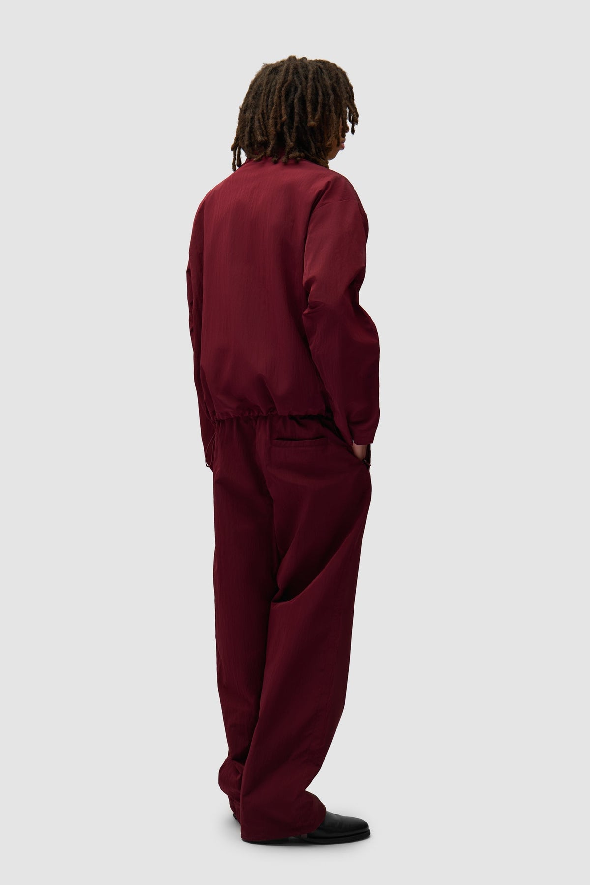 Veste de survêtement en nylon - Bordeaux