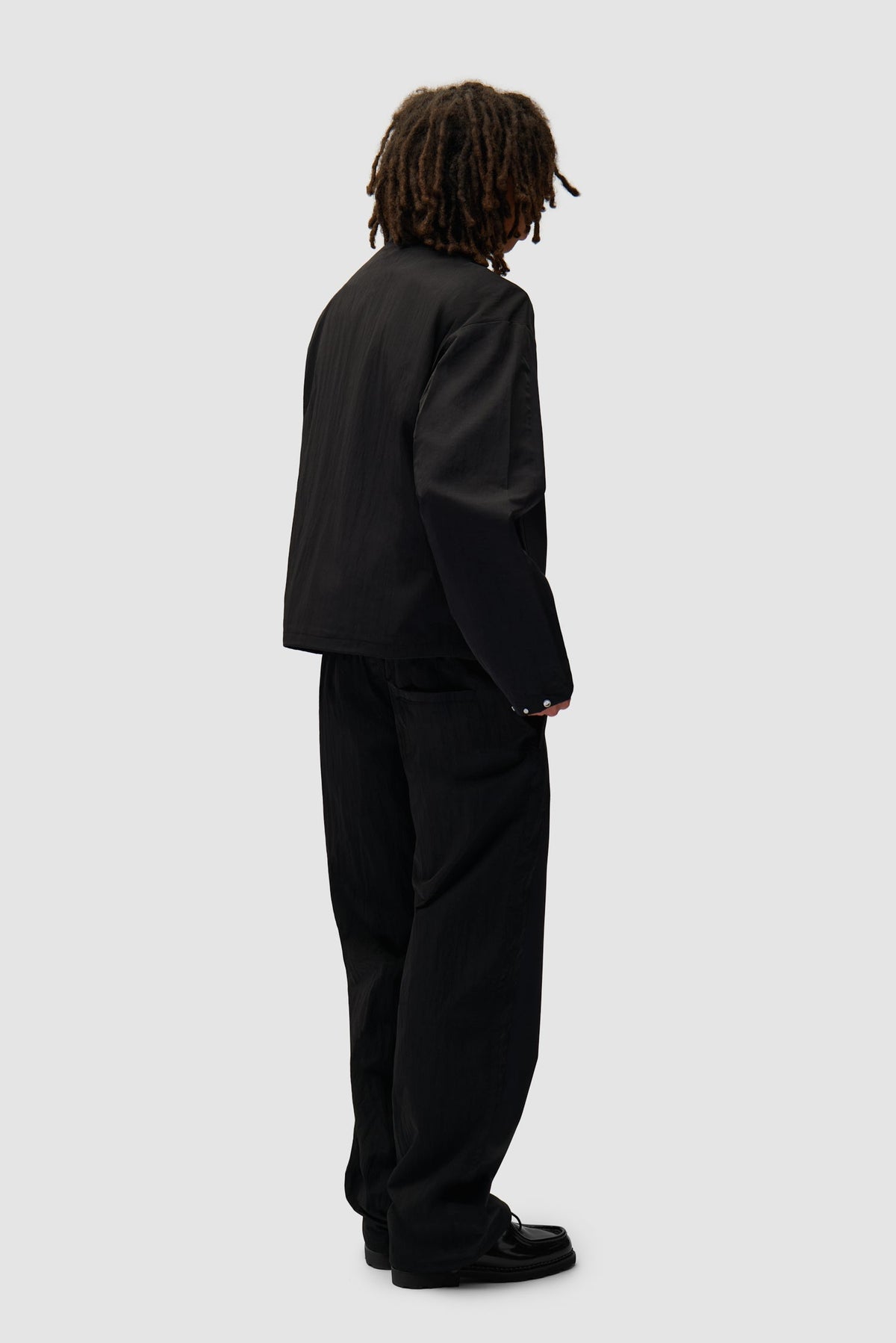 Pantalon de survêtement en nylon - Noir