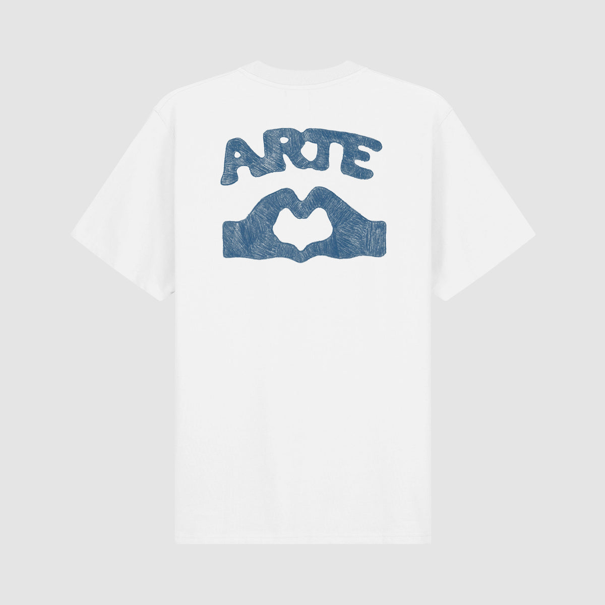 T-shirt Diels Scribble - Blanc
