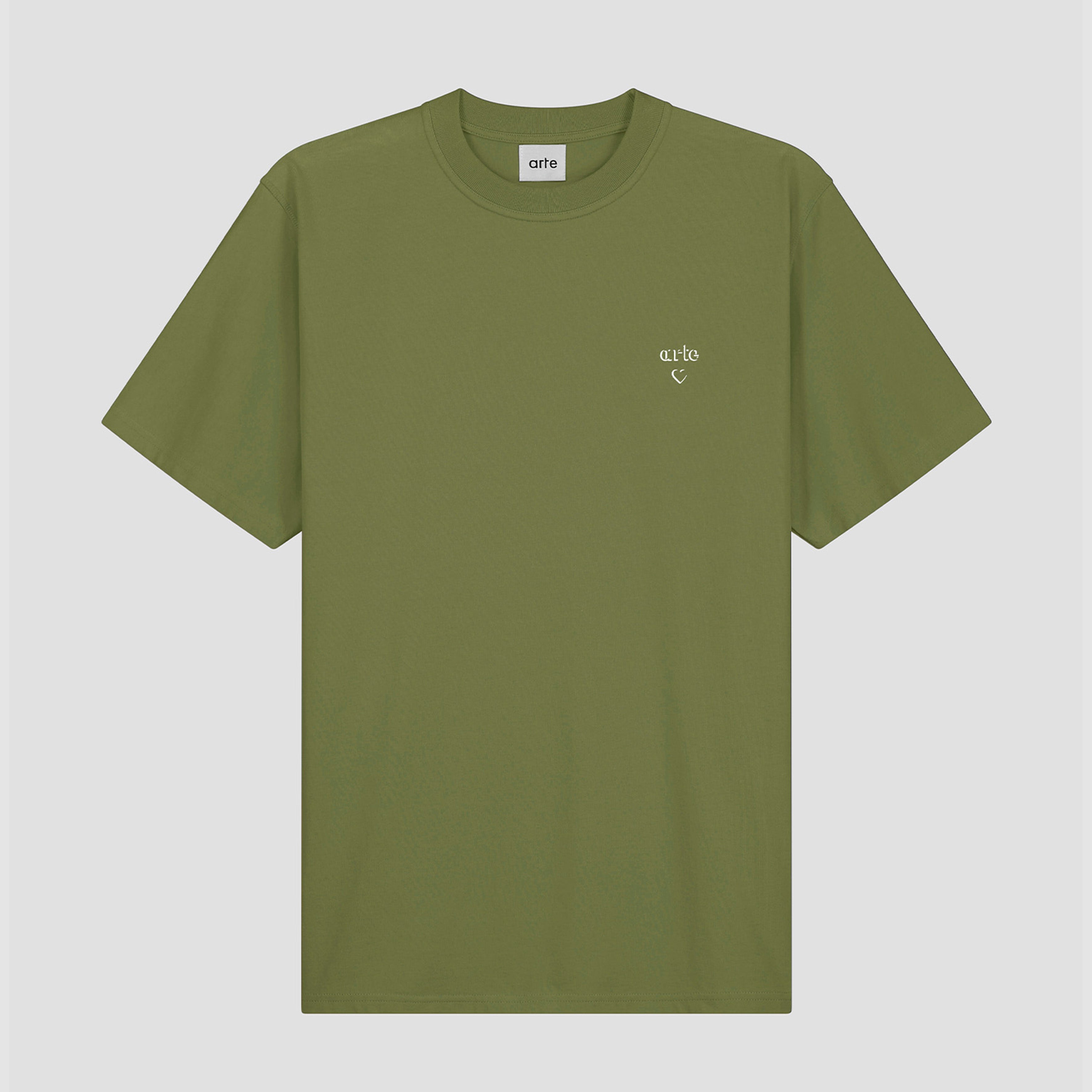 Arte - T-shirt cœur - Vert