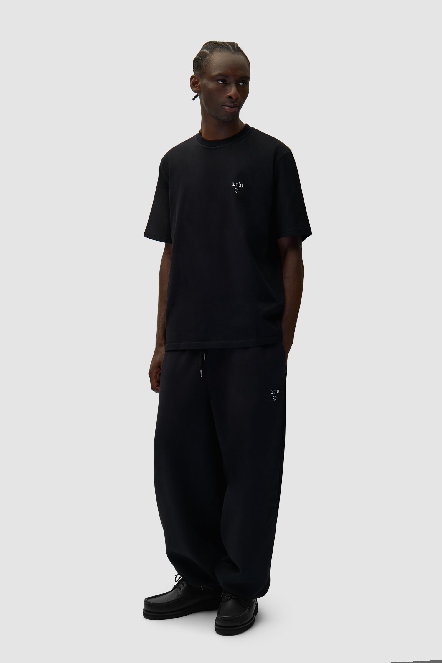 Arte - T-shirt cœur - Noir