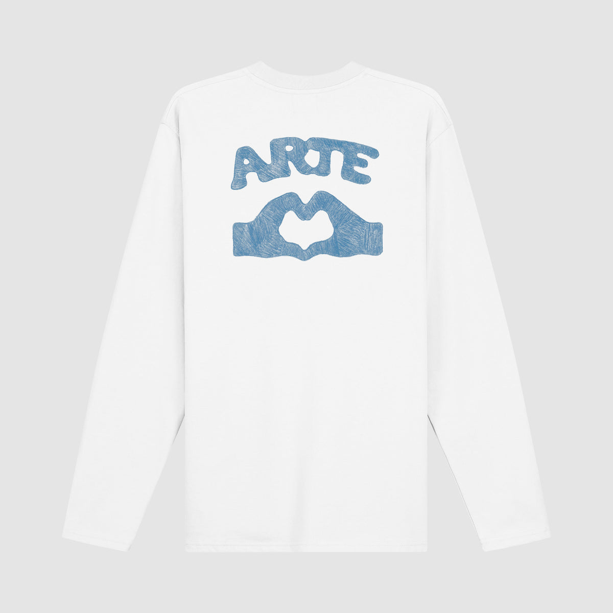 Diels Scribble Longsleeve - Blanc