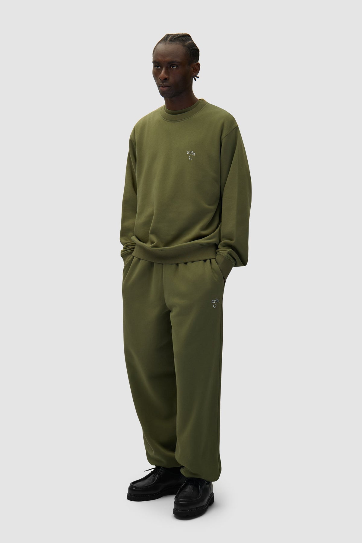 Arte Heart Crewneck - Vert