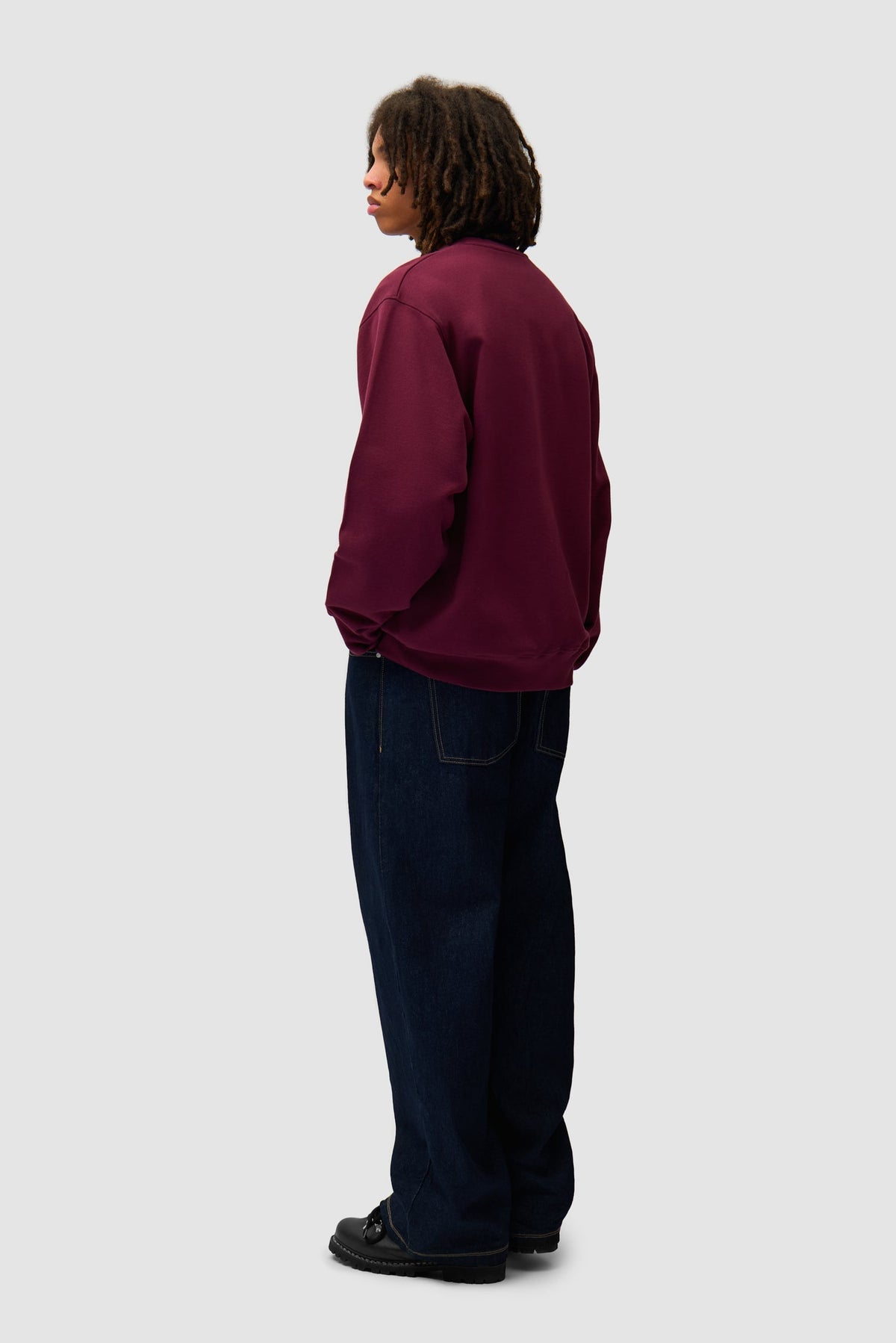 Arte Blocks Crewneck - Bordeaux