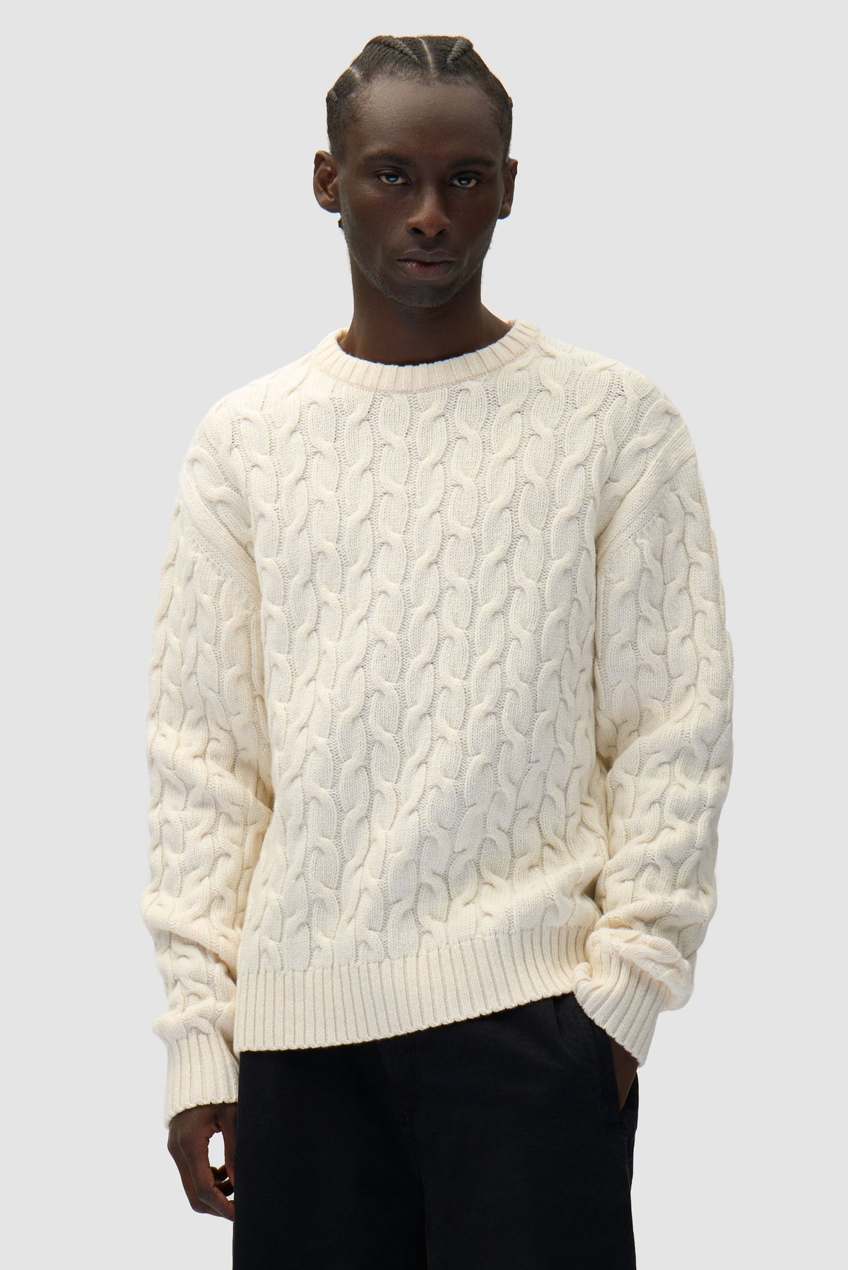 [défectueux] Pull en maille Arte - Crème