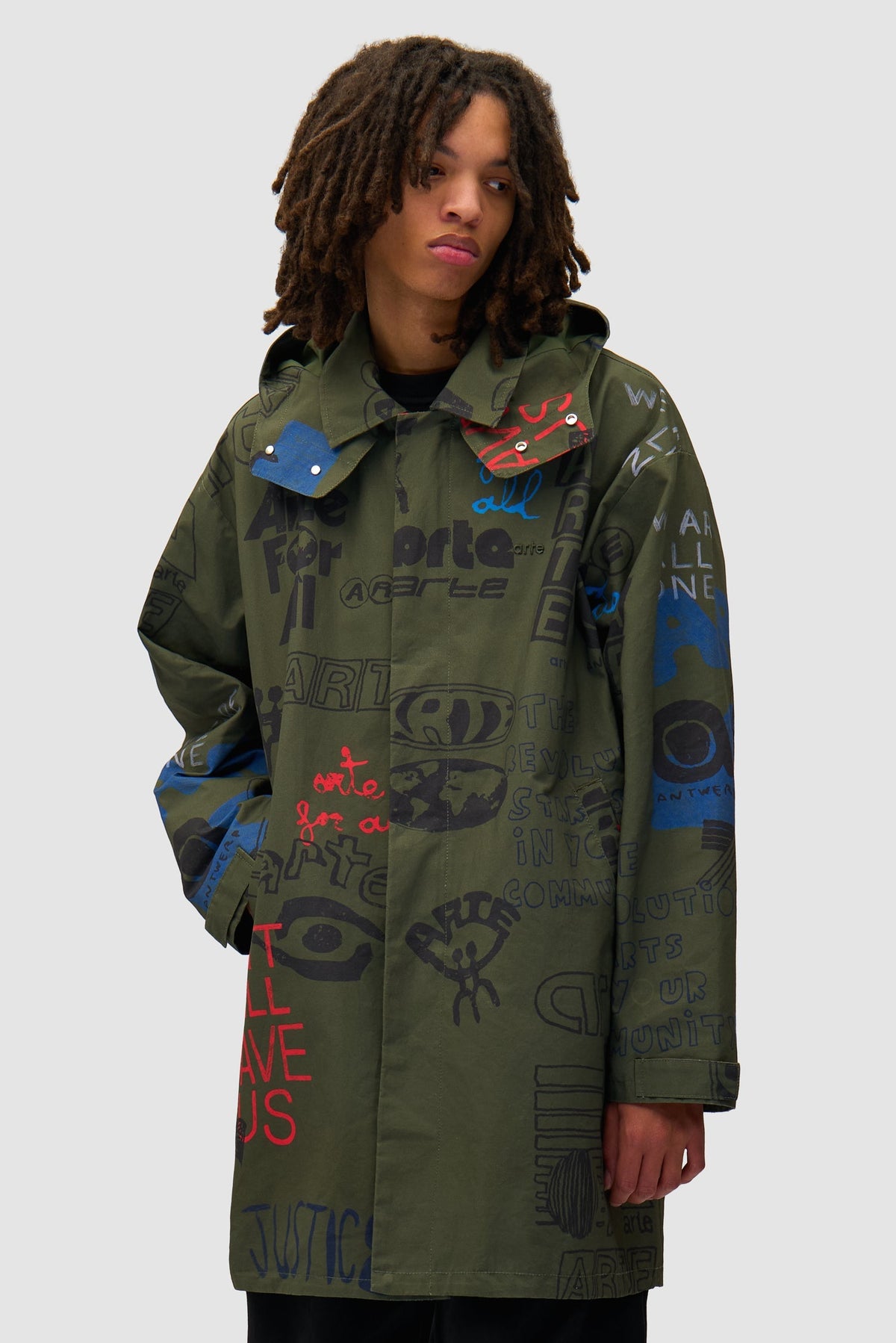 Art Saves Coat - Vert foncé