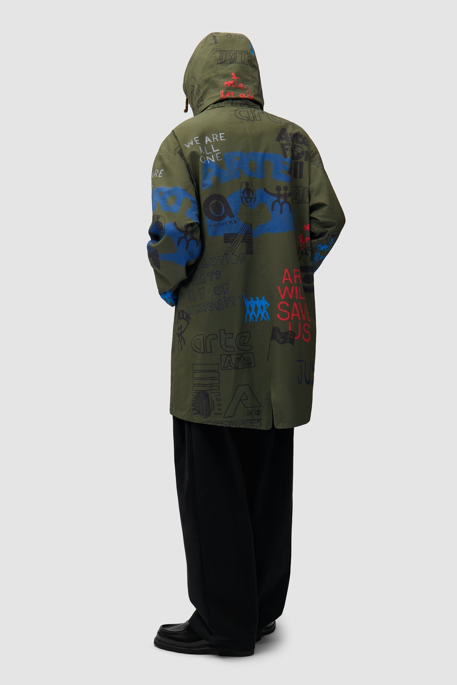 Art Saves Coat - Vert foncé