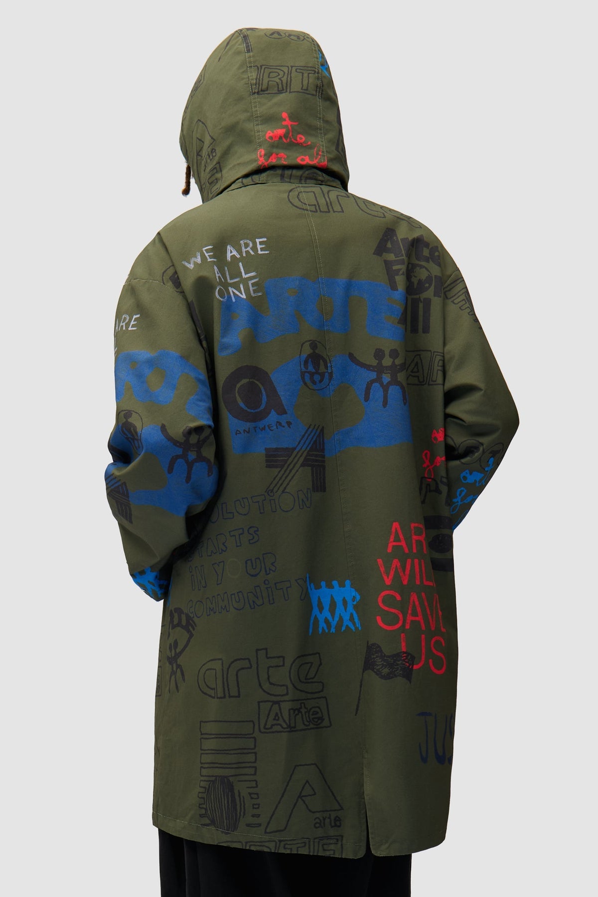 Art Saves Coat - Vert foncé