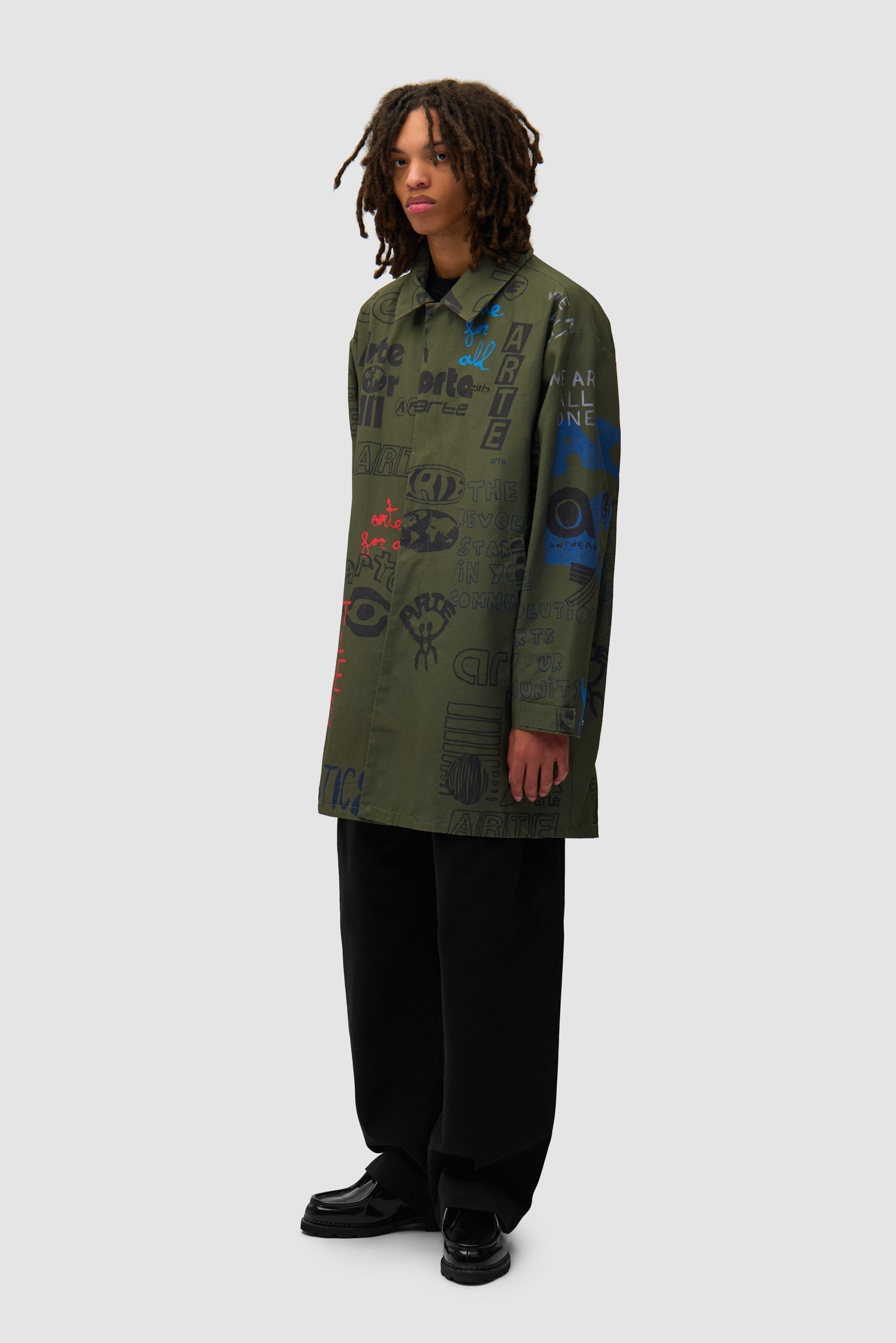 Art Saves Coat - Vert foncé