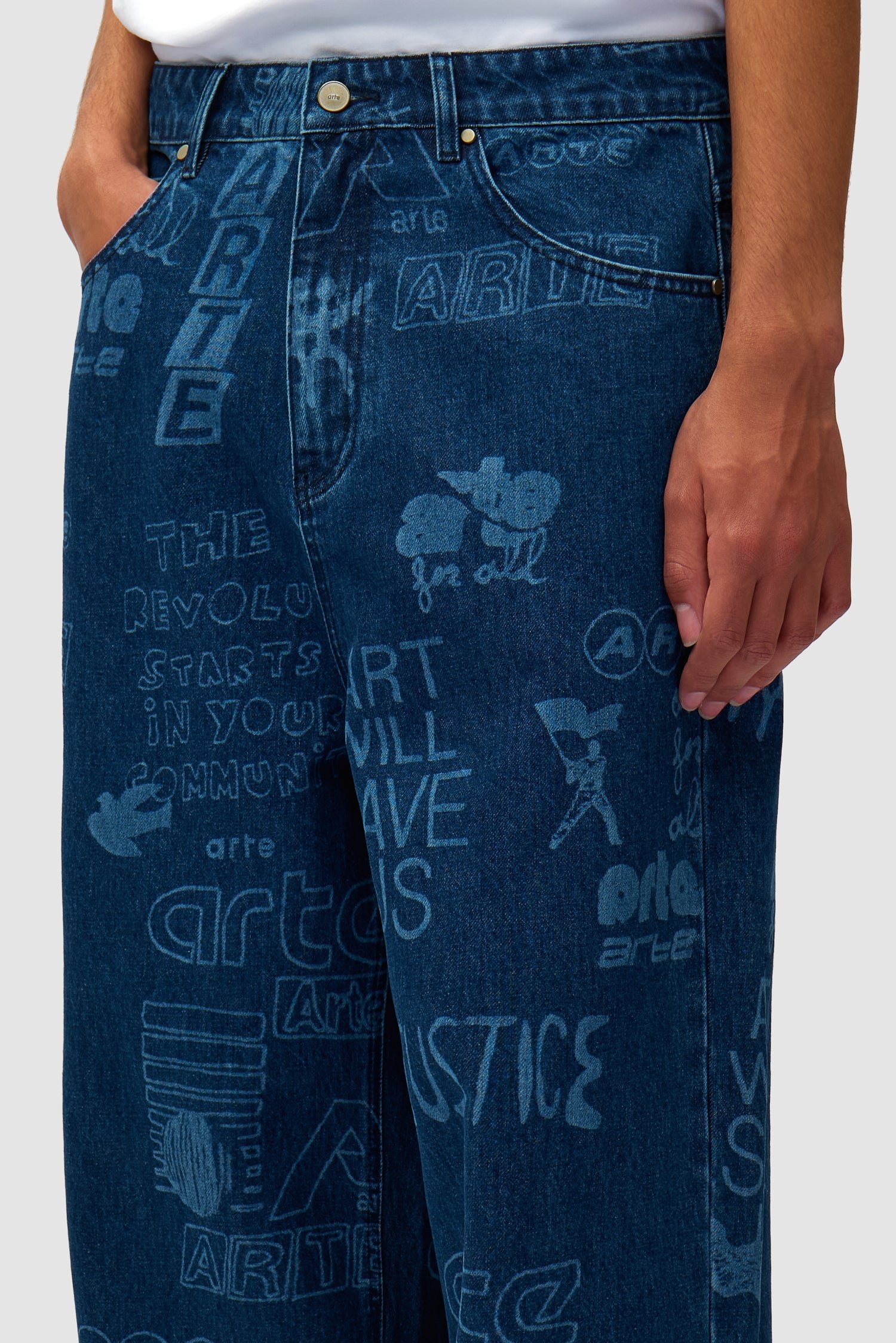 Pantalon Graffiti Allover - Bleach