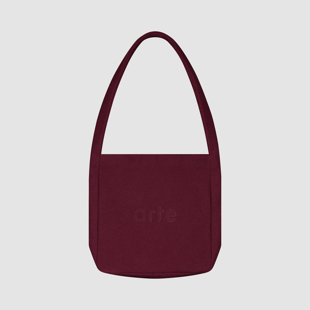Sac en laine bouillie - Bordeaux