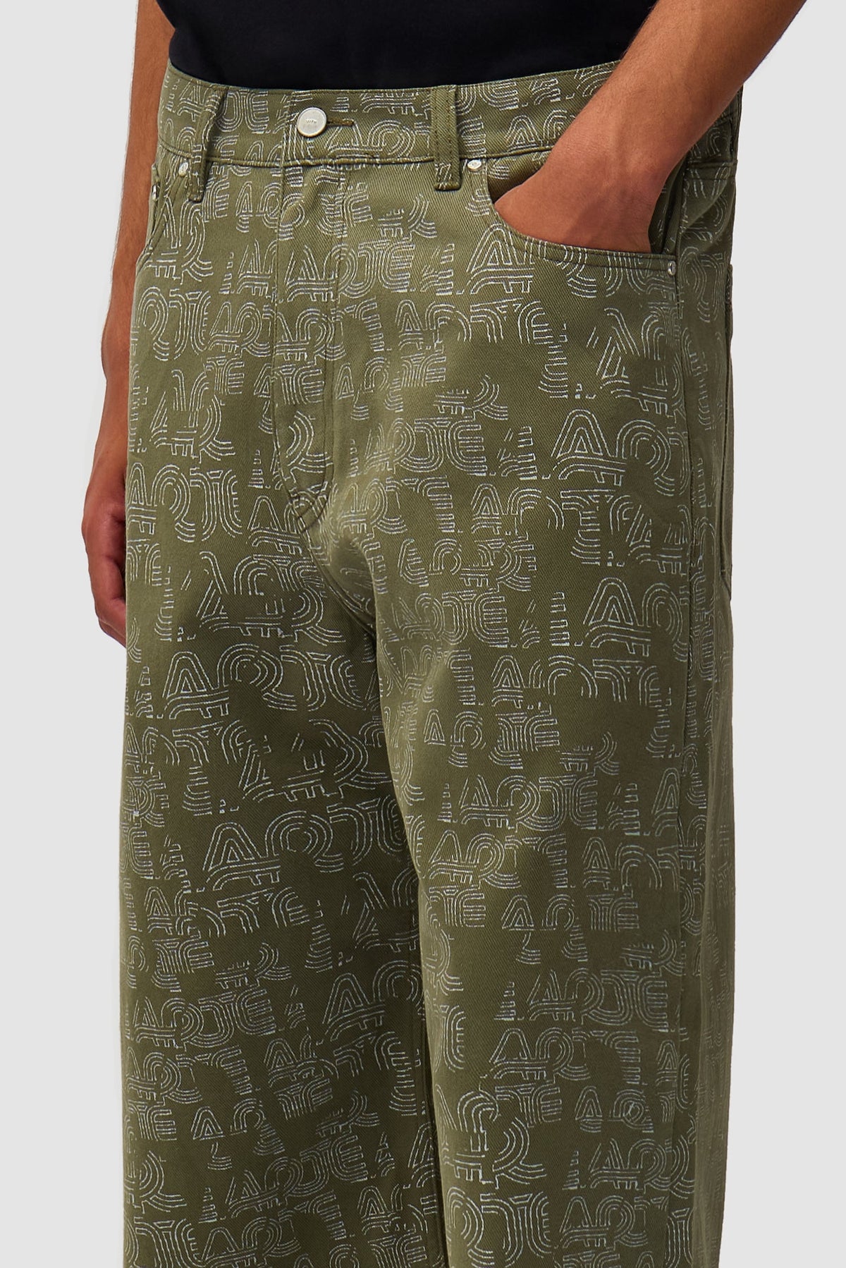 Pantalon Allover Arte - Vert