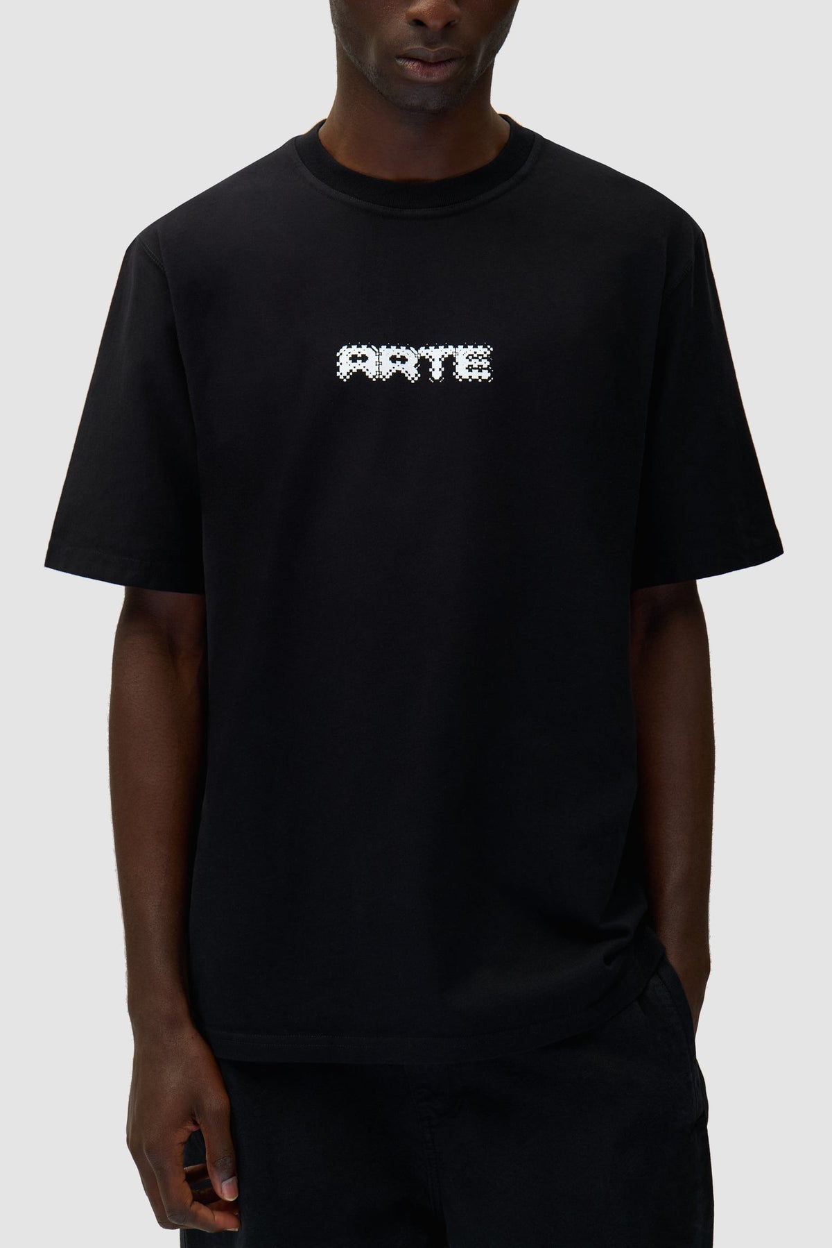 Arte - T-shirt Pixel - Noir
