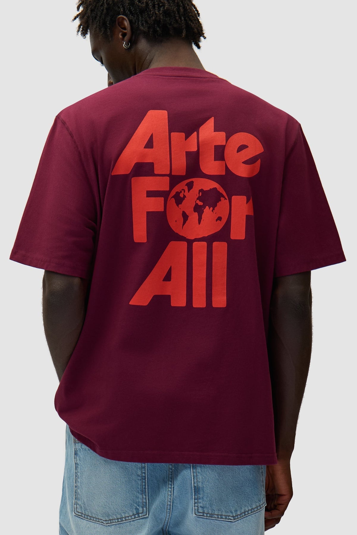 T-shirt Arte For All - Bordeaux