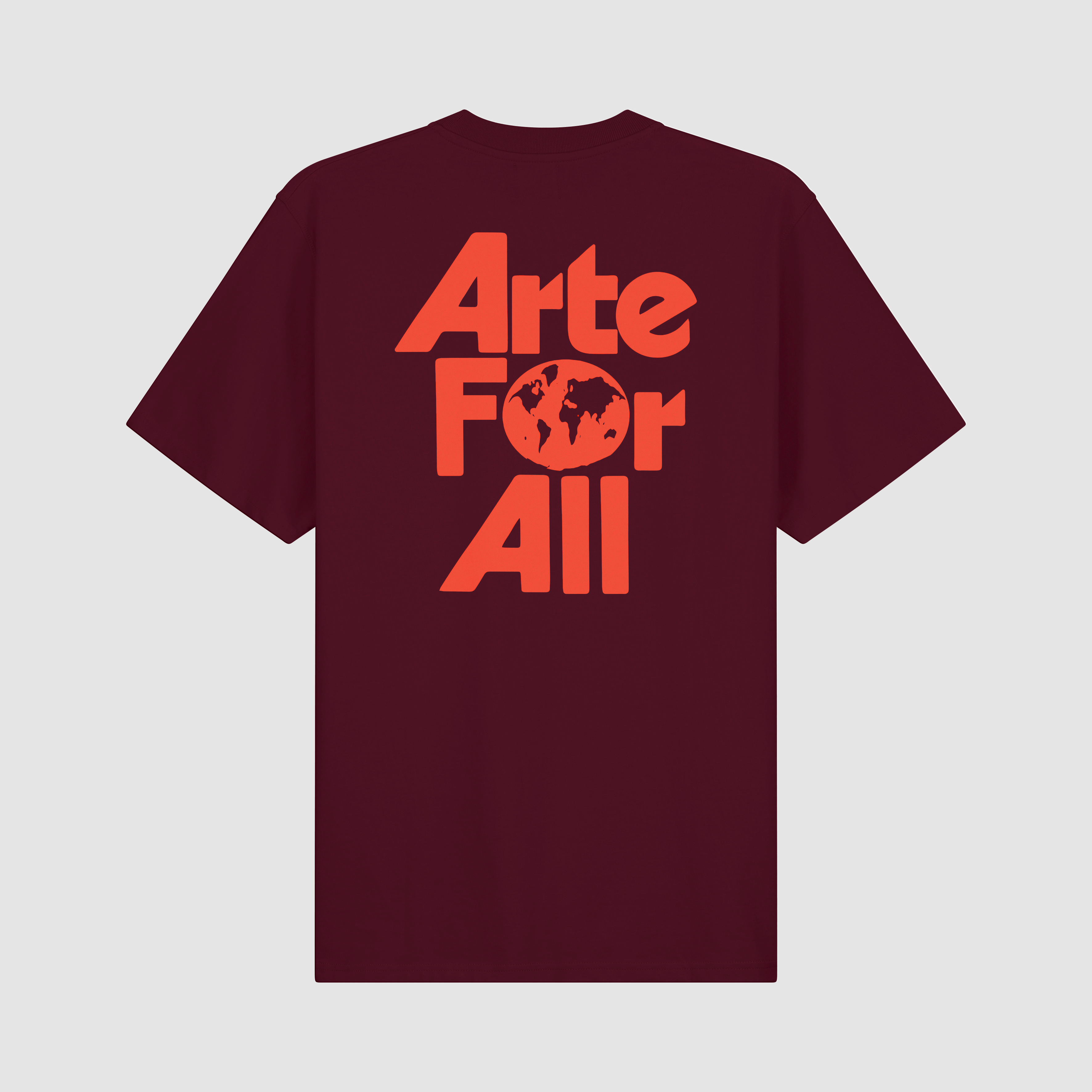 T-shirt Arte For All - Bordeaux