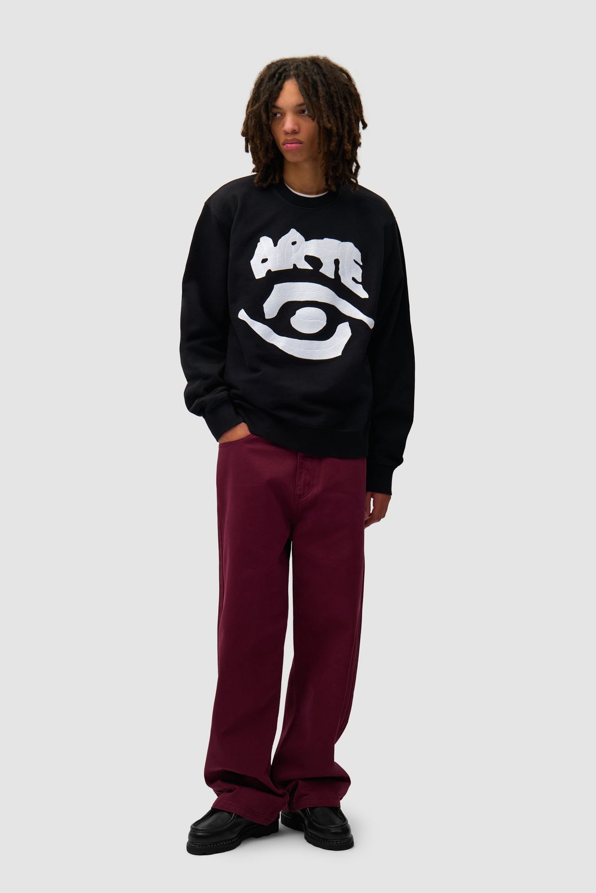 Eye Front Crewneck - Noir