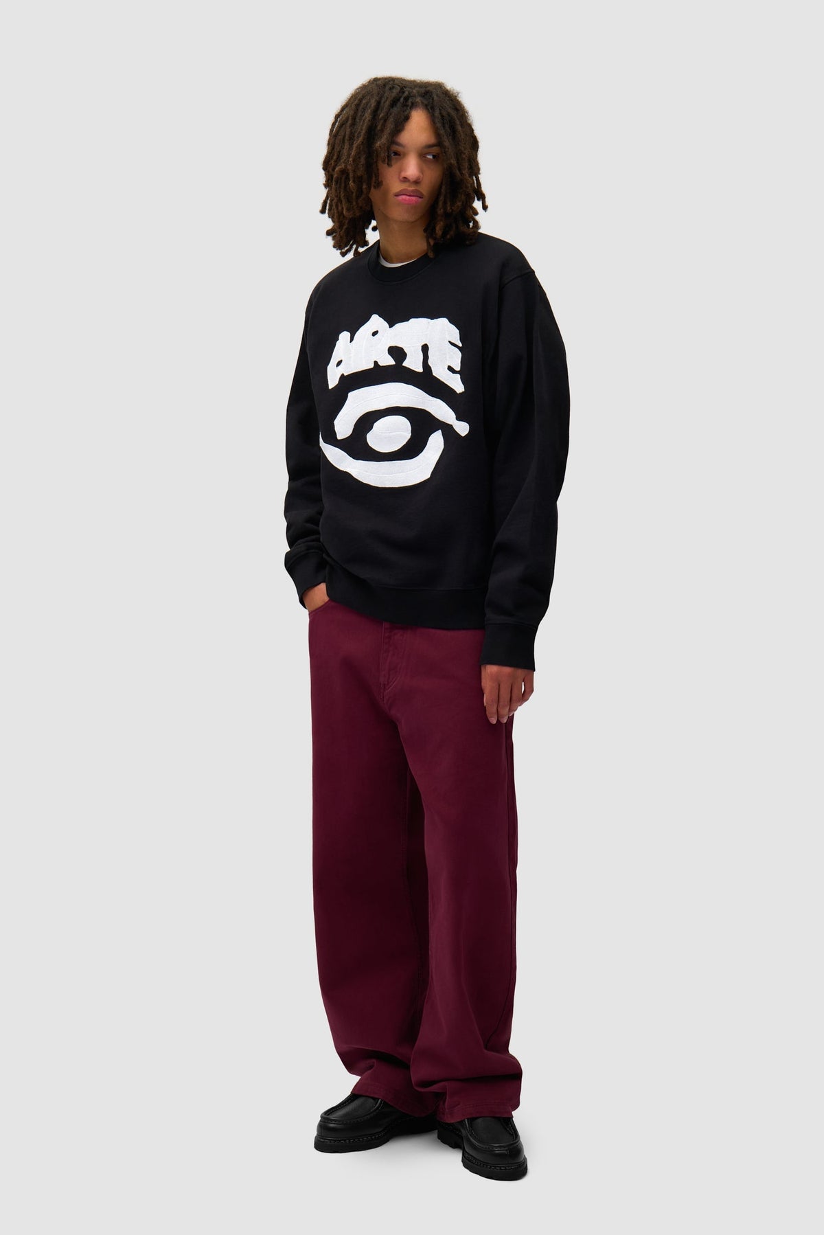 Eye Front Crewneck - Noir