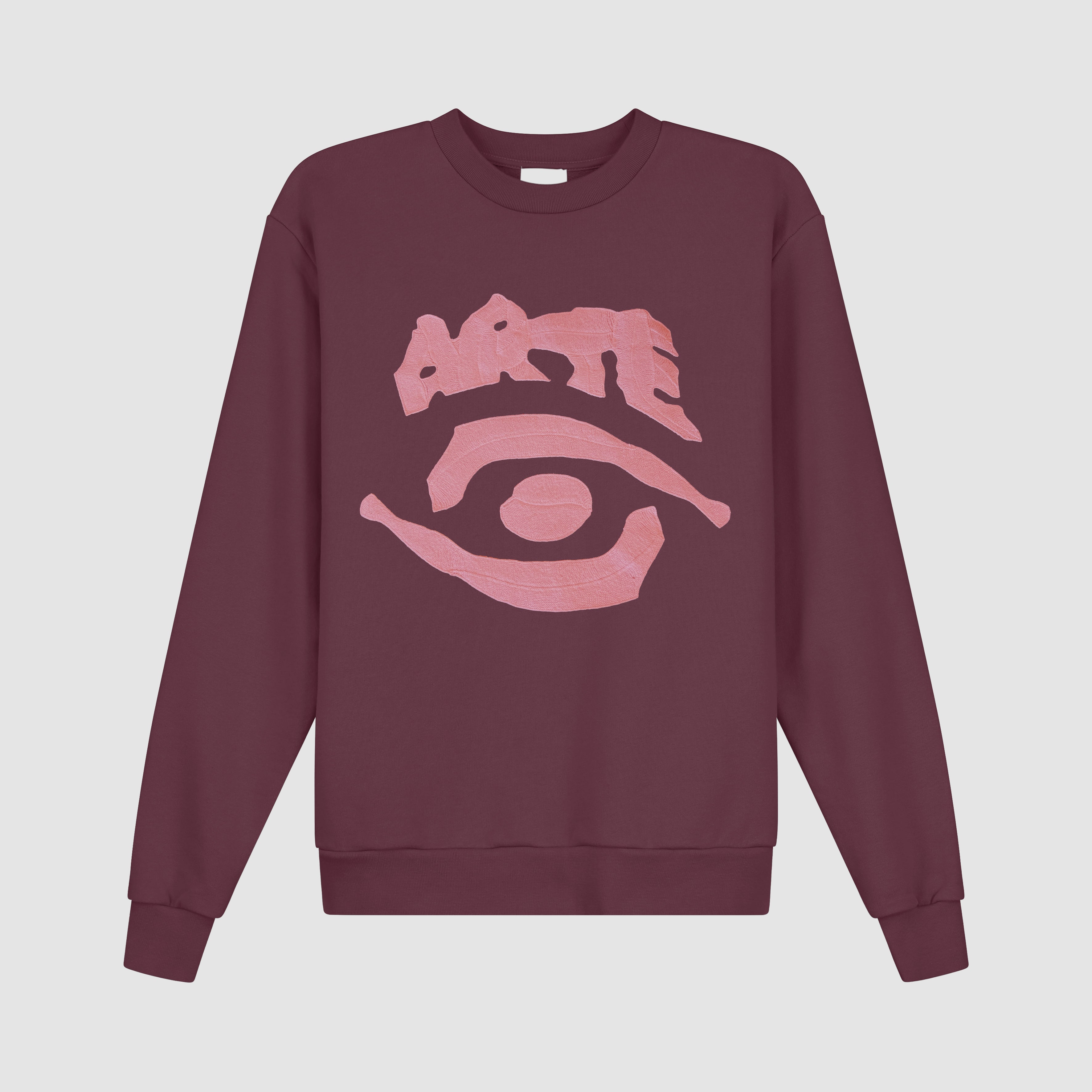 Eye Front Crewneck - Bordeaux