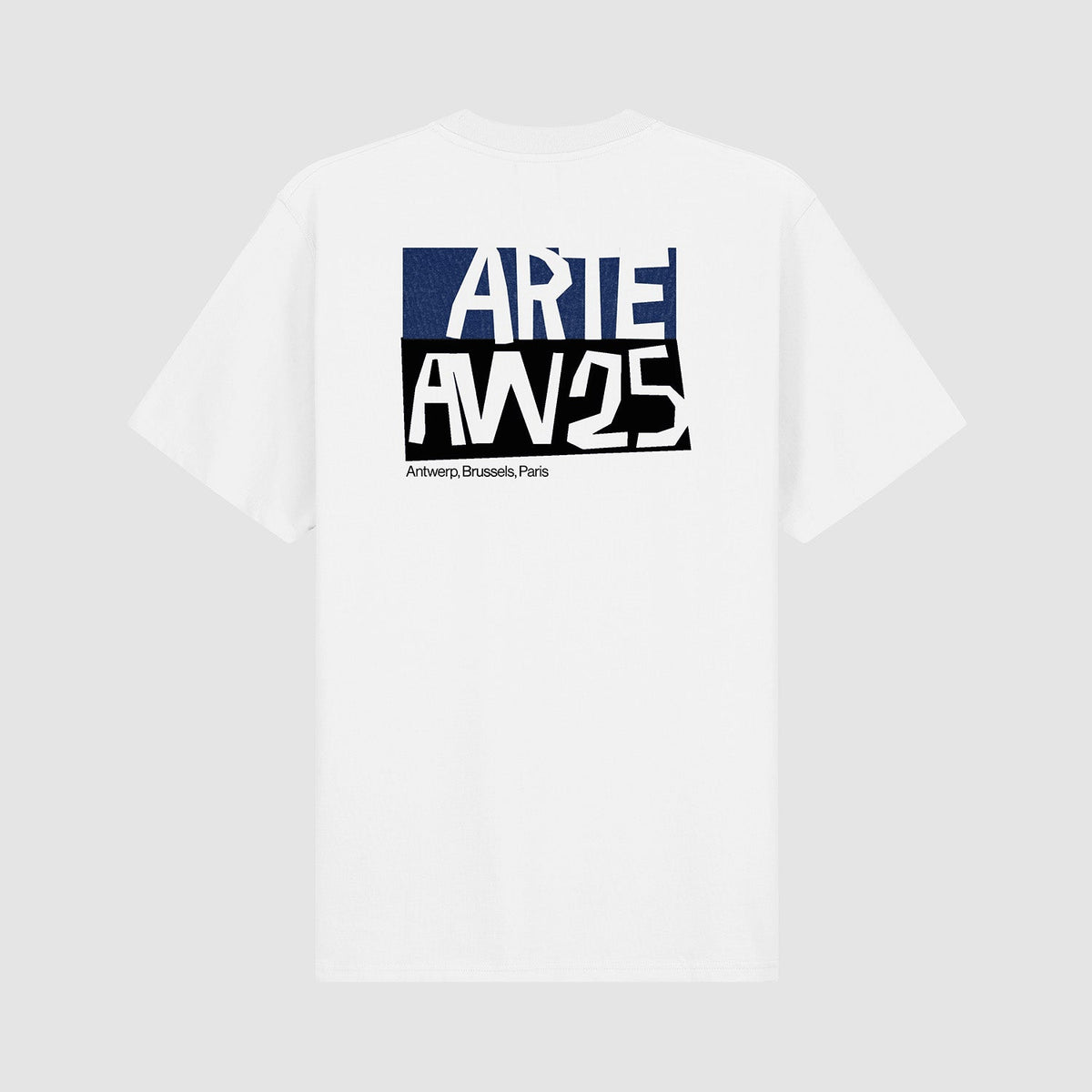 T-shirt imprimé à découpes - Blanc
