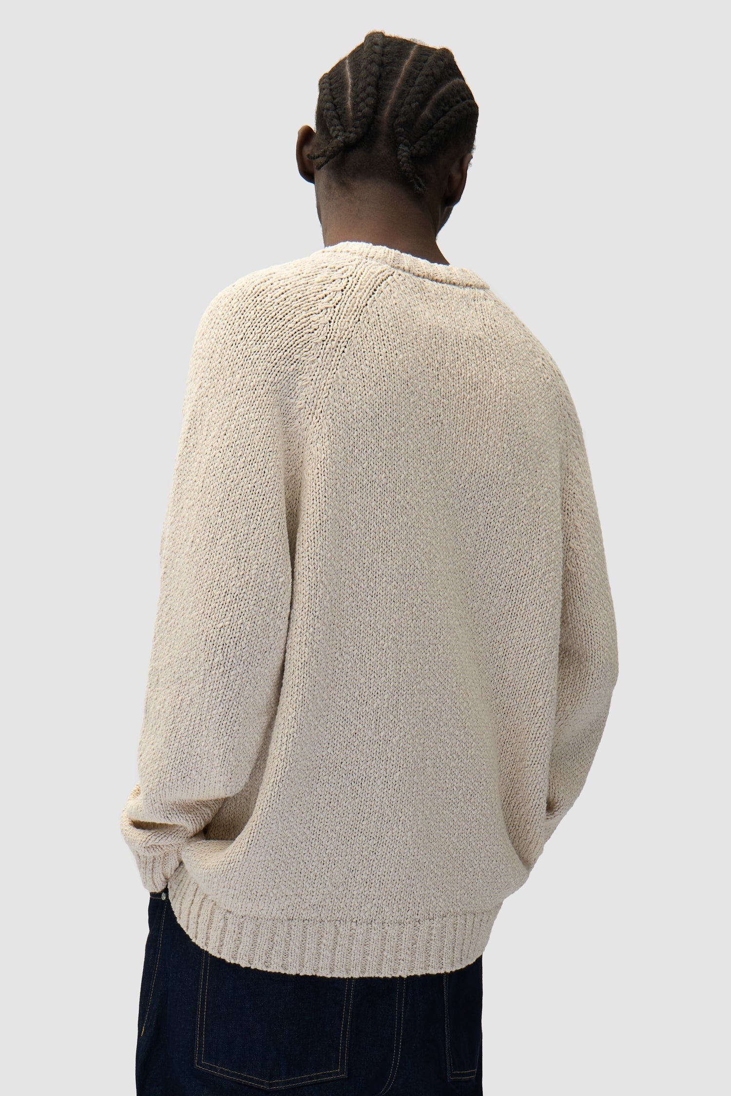 Tricot frontal Pixel - Crème