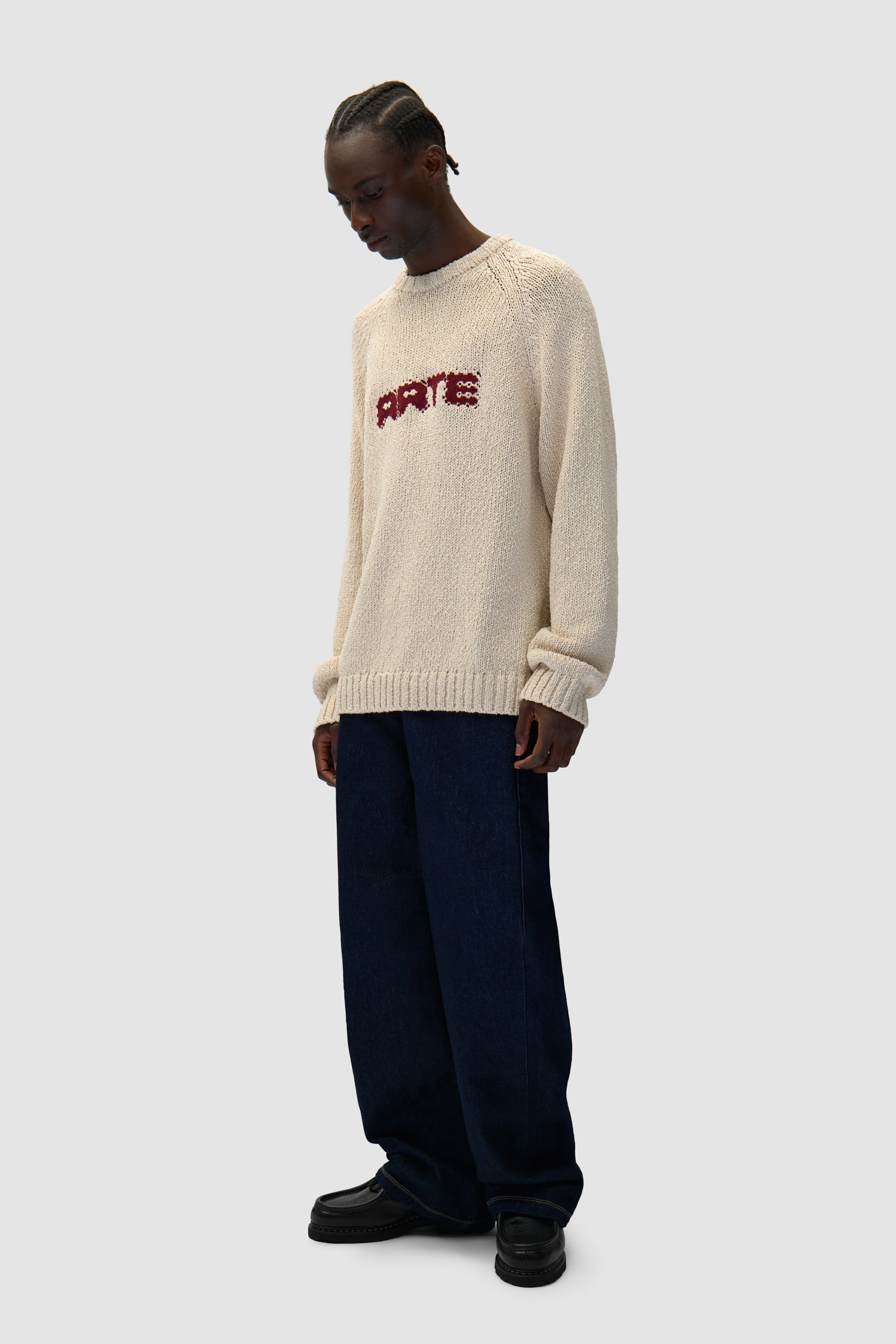 Tricot frontal Pixel - Crème