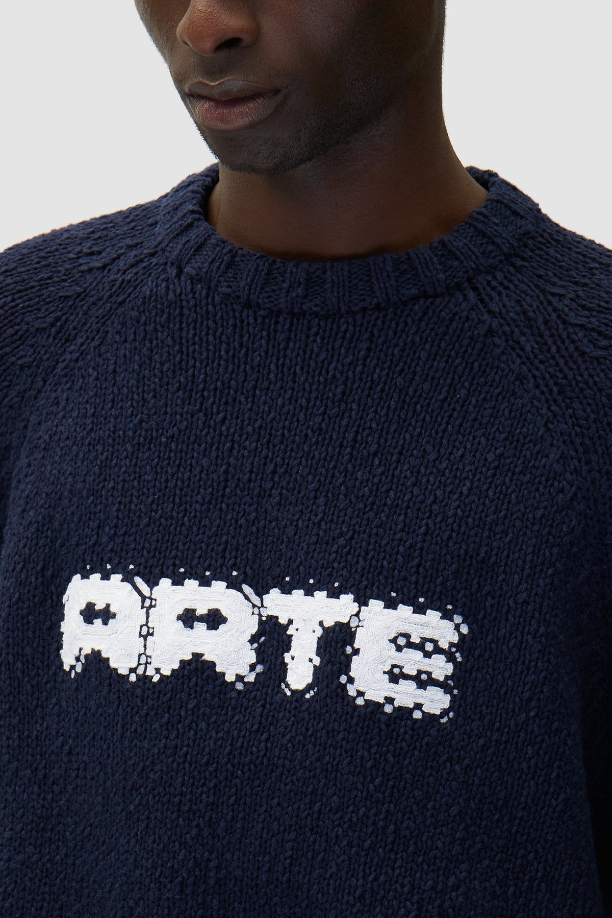 Tricot frontal Pixel - Marine