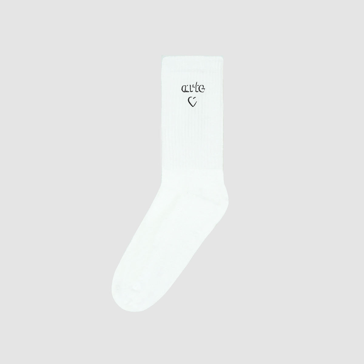 Chaussettes à logo en forme de cœur - blanches