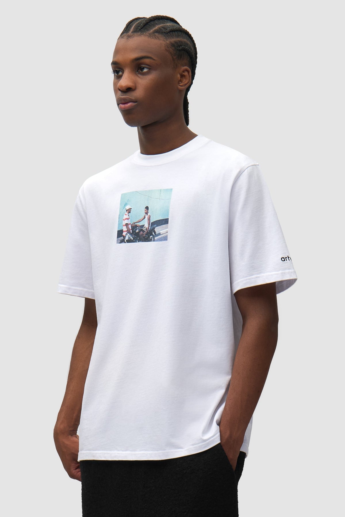 T-shirt Mohamed Bourouissa - Blanc
