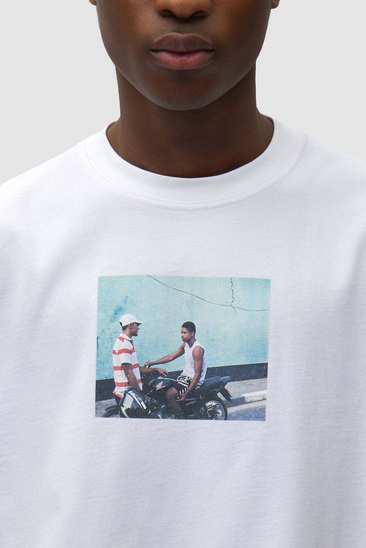 T-shirt Mohamed Bourouissa - Blanc