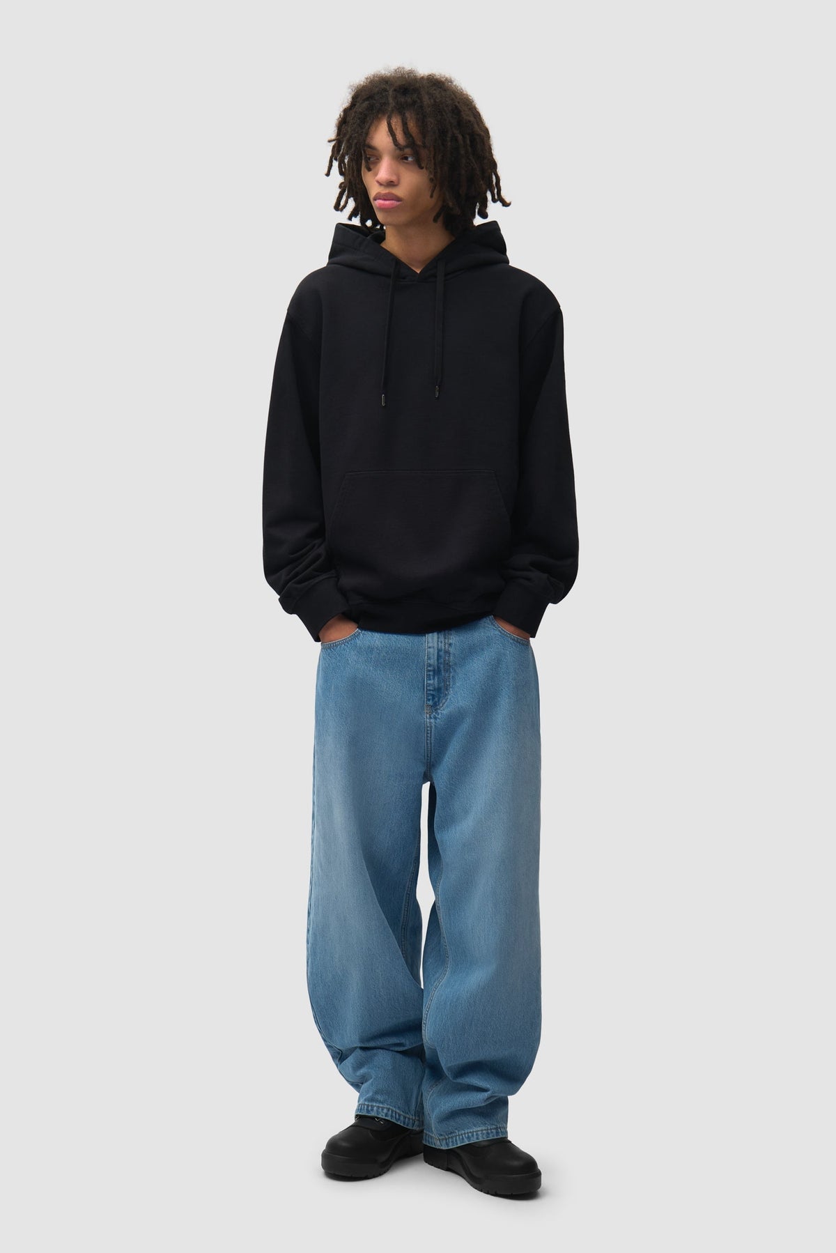 Sweat à capuche « Pink Serial » - Noir