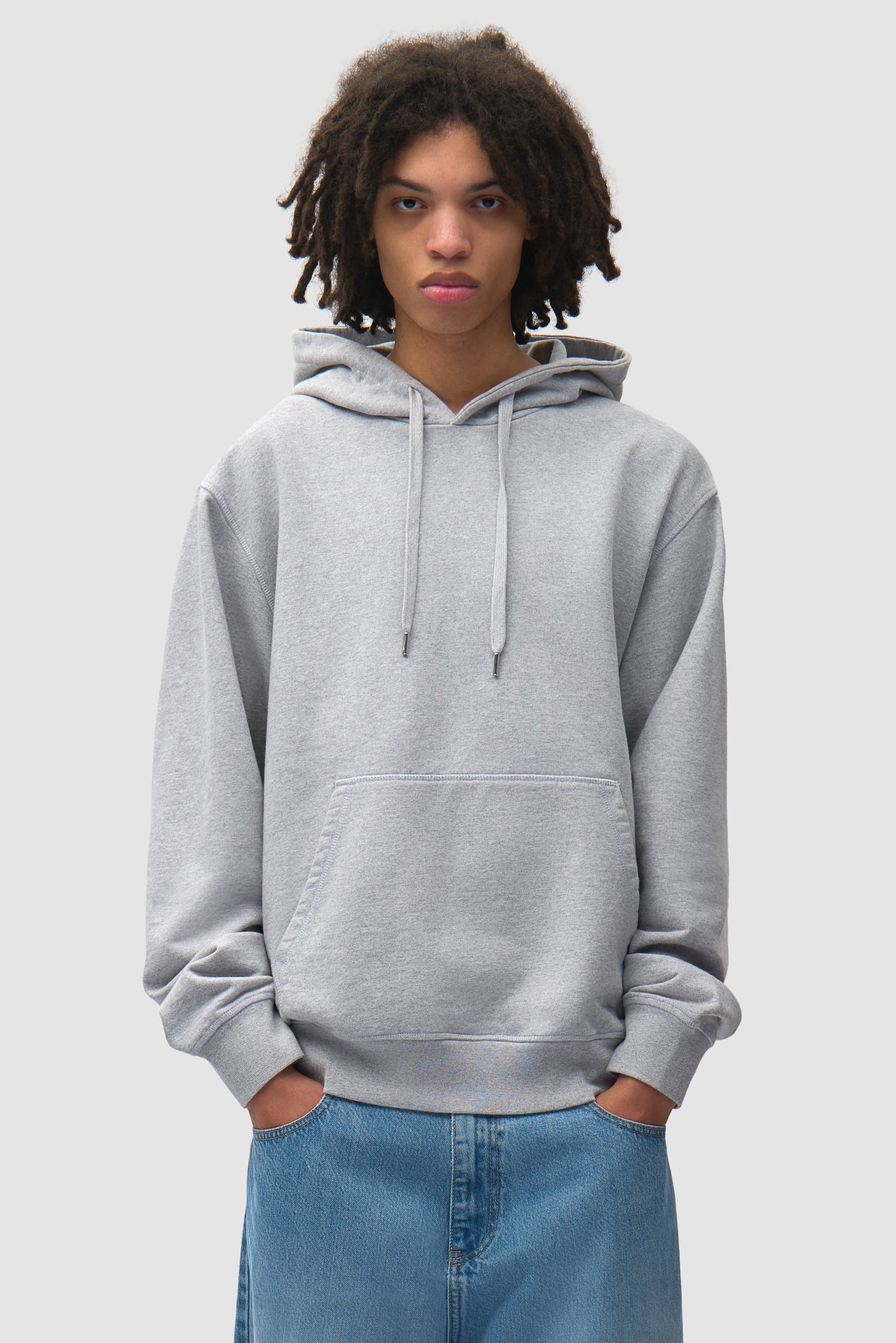 Sweat à capuche « Pink Serial » - Gris
